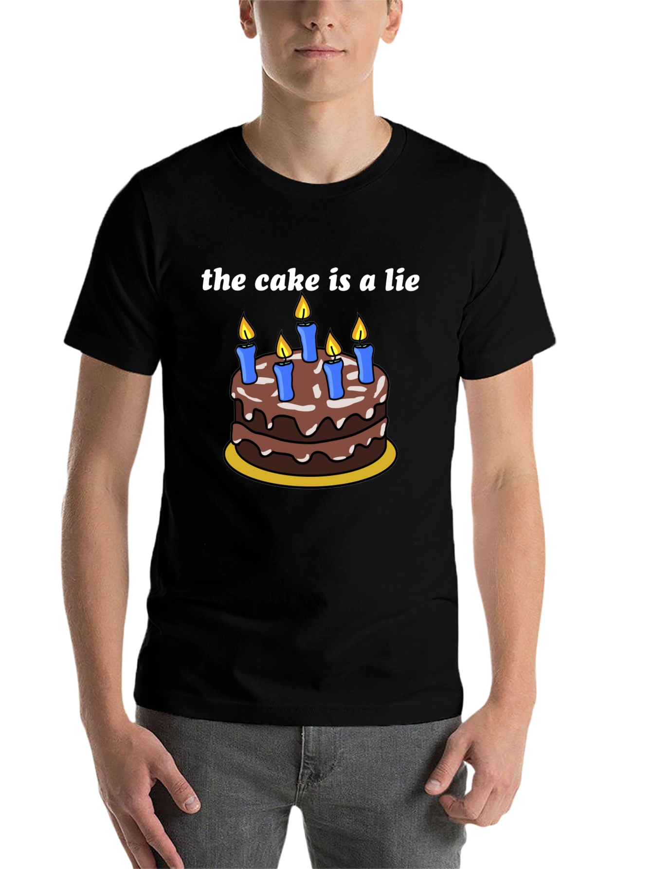 Black Cake is a Lie Graphic T-Shirt view 7