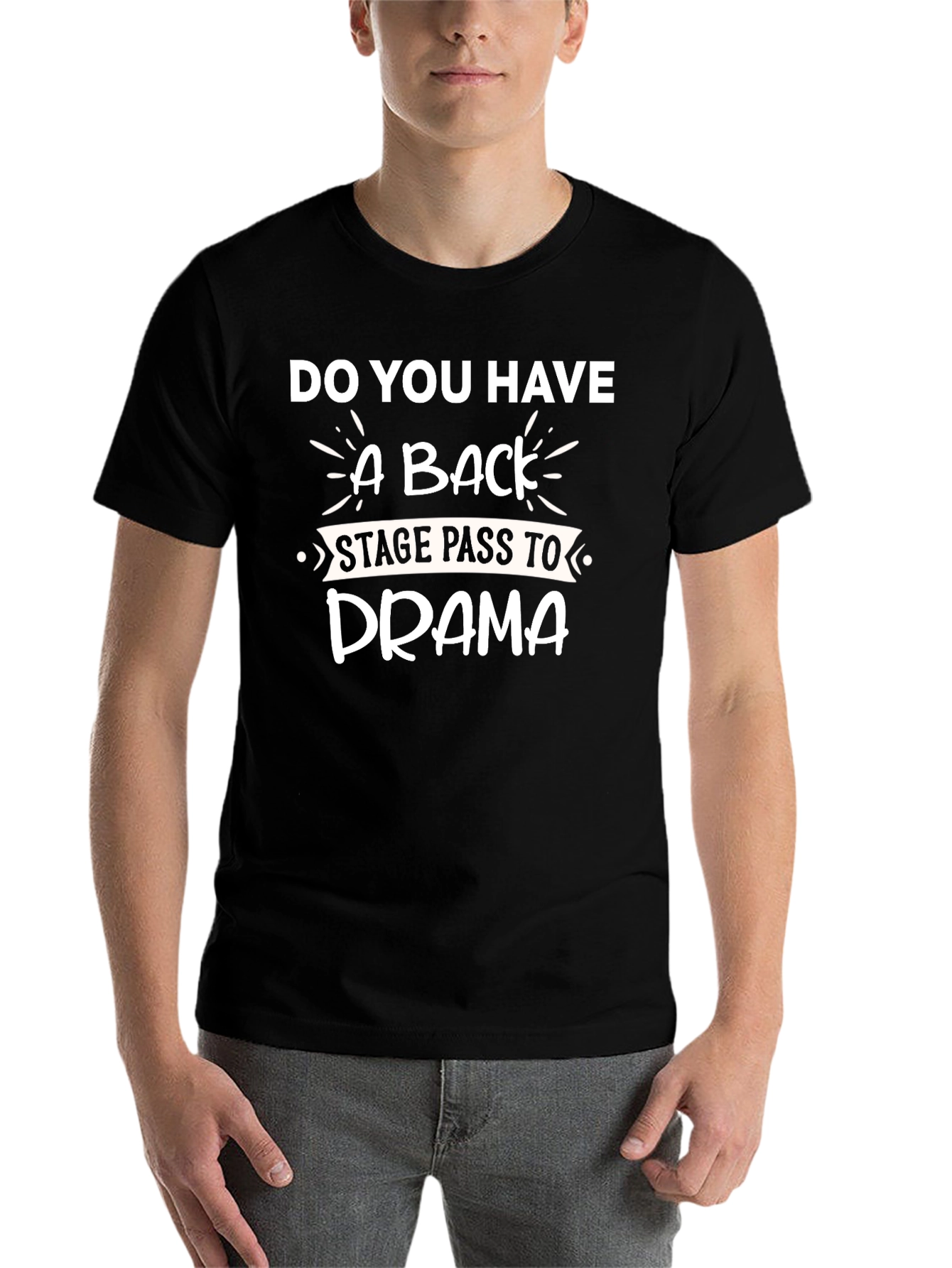 Black Drama Backstage Pass Graphic Tee view 7
