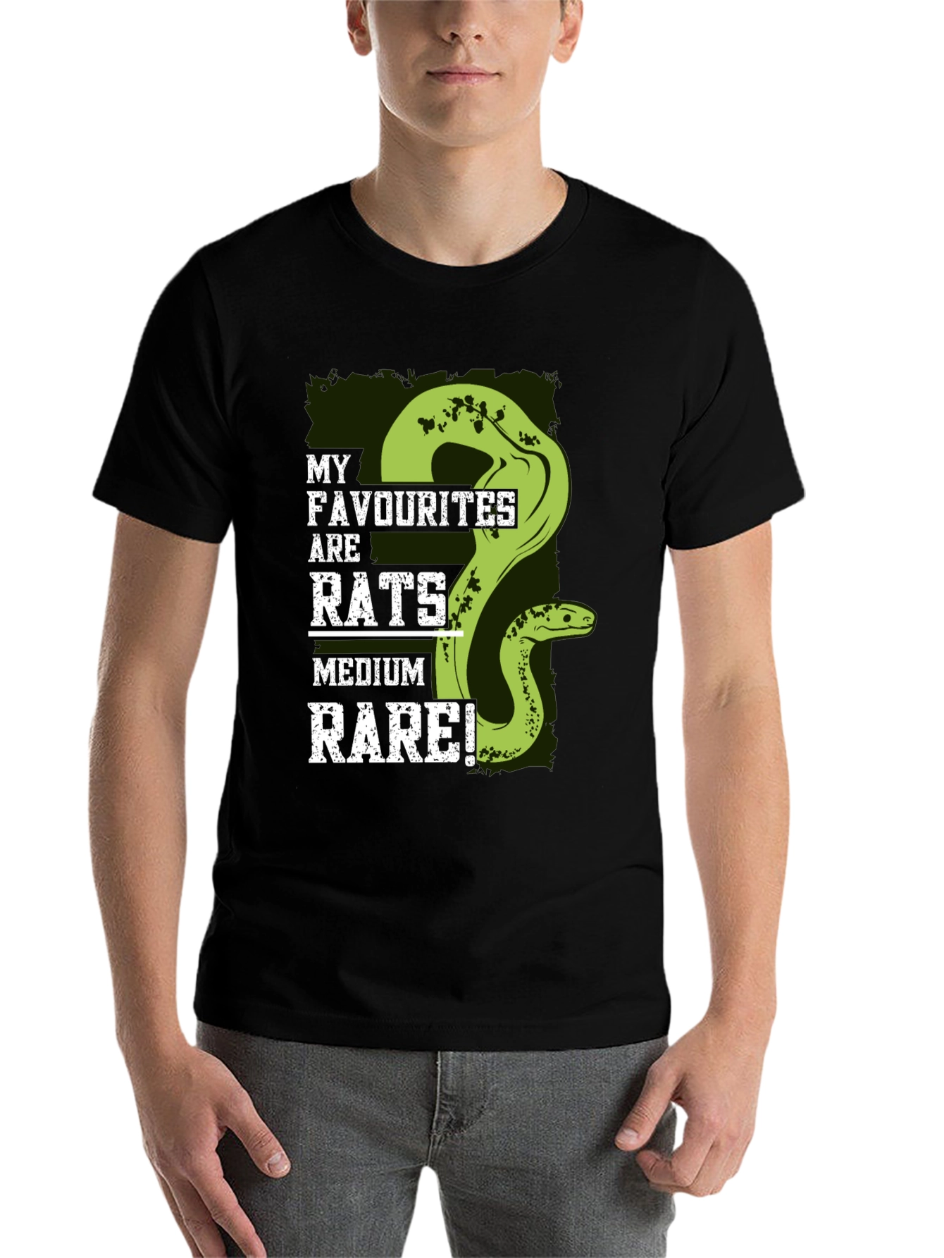 Black Rats Medium Rare Snake T-Shirt view 7