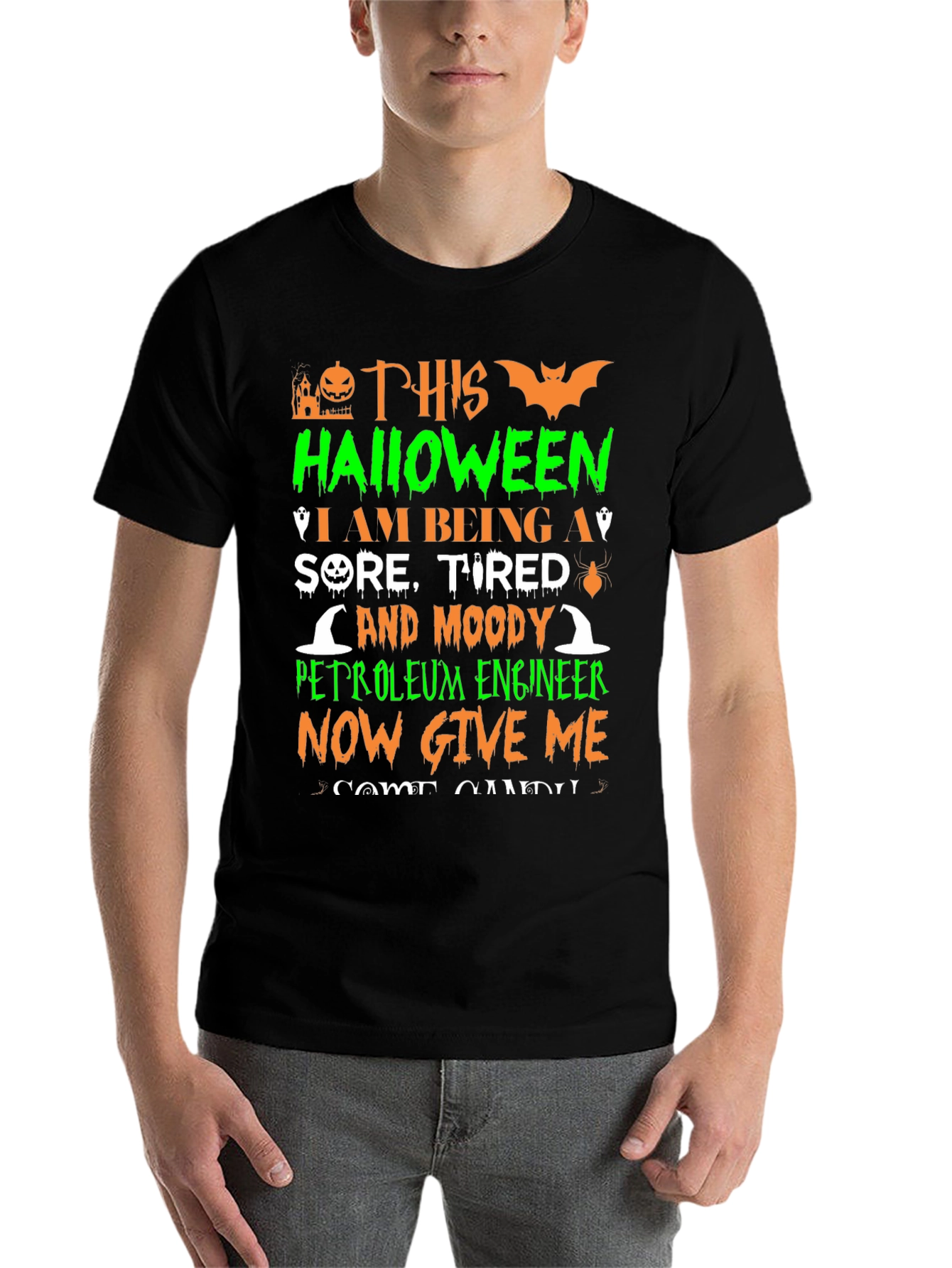 Funny Petroleum Engineer Halloween T-Shirt - 7