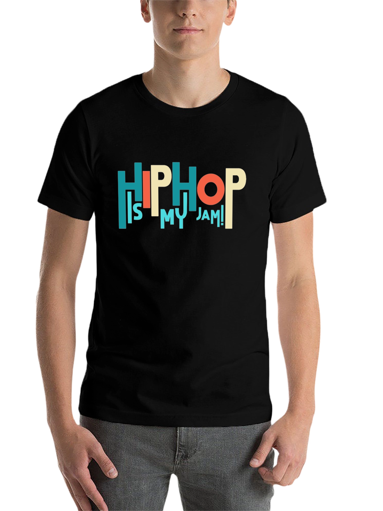 Black Hip Hop Is My Jam Graphic Tee view 7