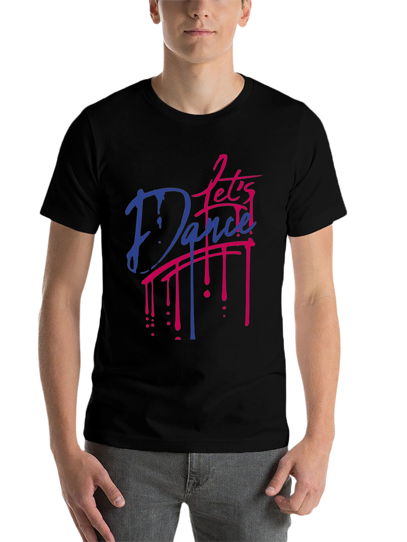 Black Let's Dance T-Shirt - Retro Style view 7