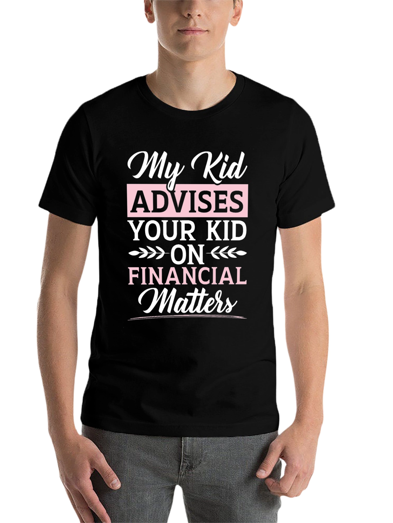 Black My Kid Advises Your Kid Funny T-Shirt view 7