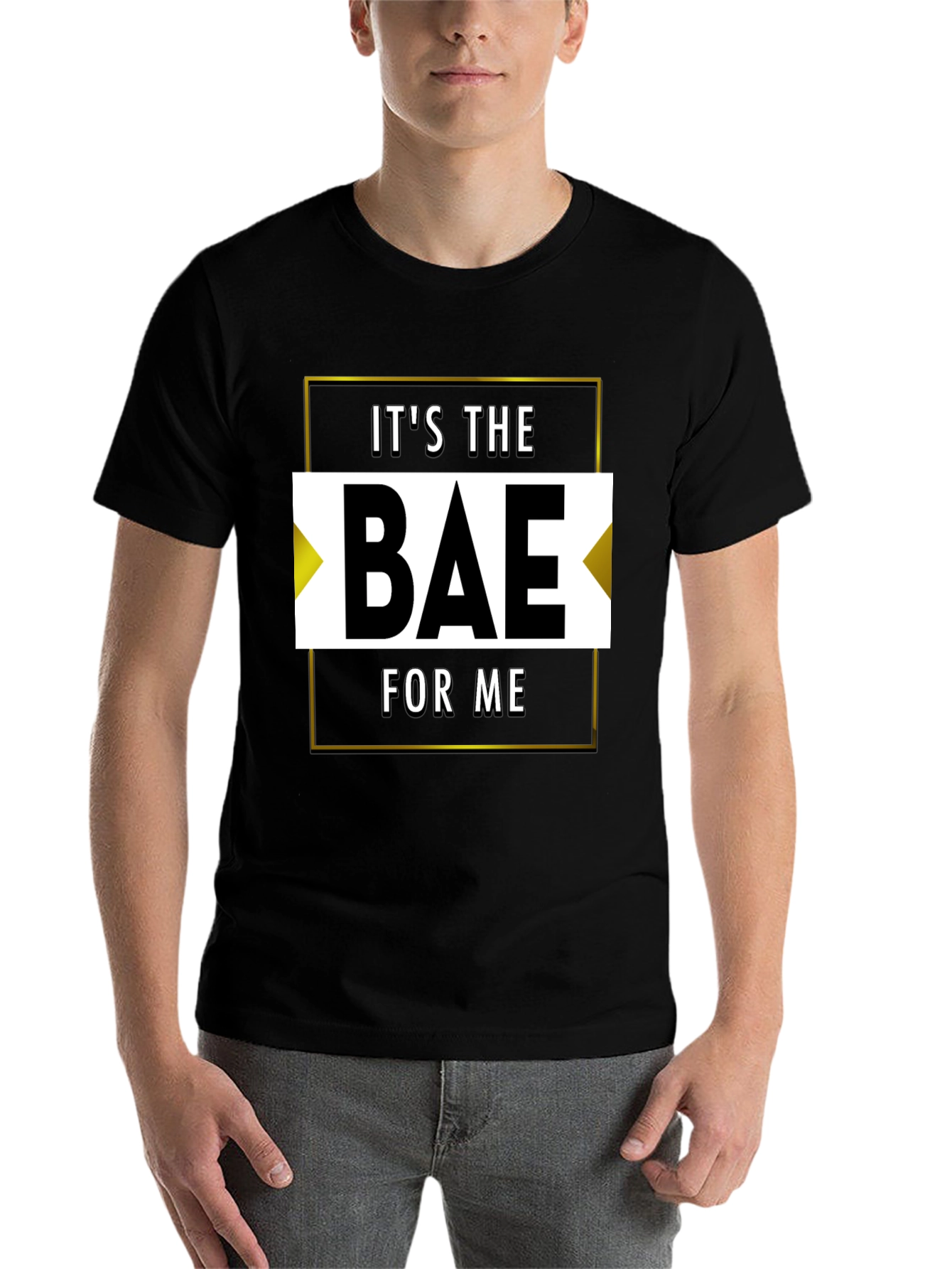 Black It's the Bae for Me Graphic Tee view 7