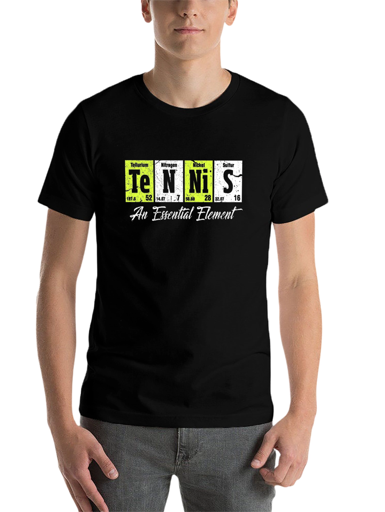 Black Tennis An Essential Element T-Shirt view 7