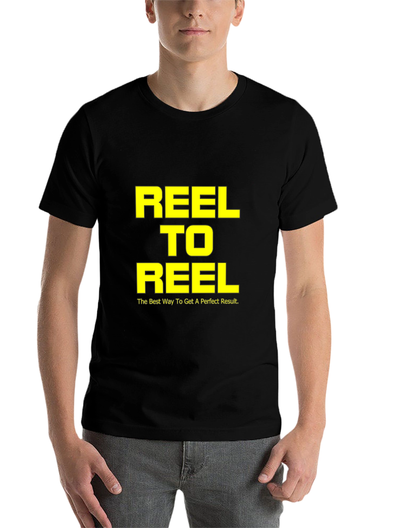 Black Reel To Reel Graphic Tee - Best Way To Get A Perfect Result view 7