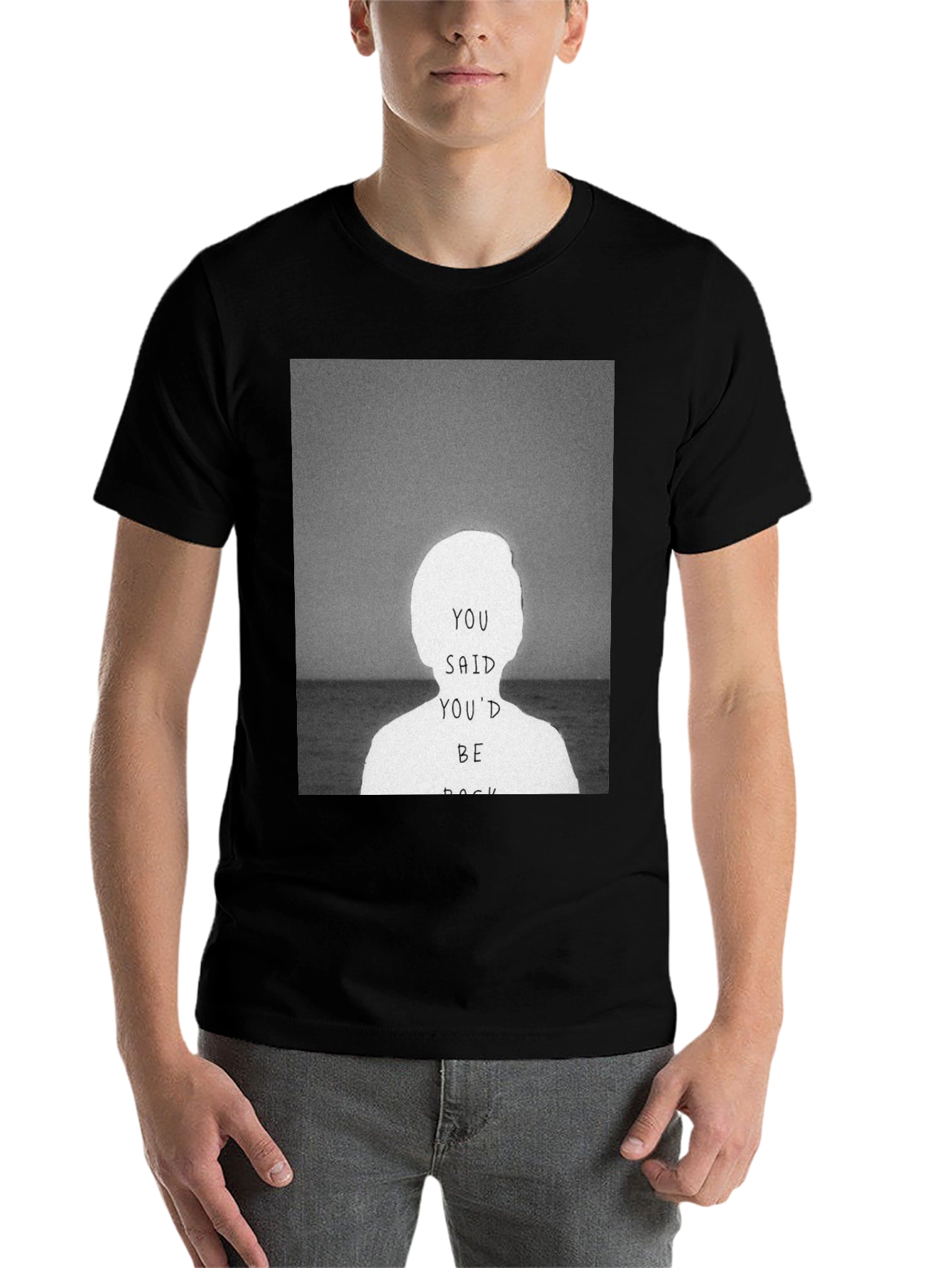 Black You Said You'd Be Back Graphic Tee view 7