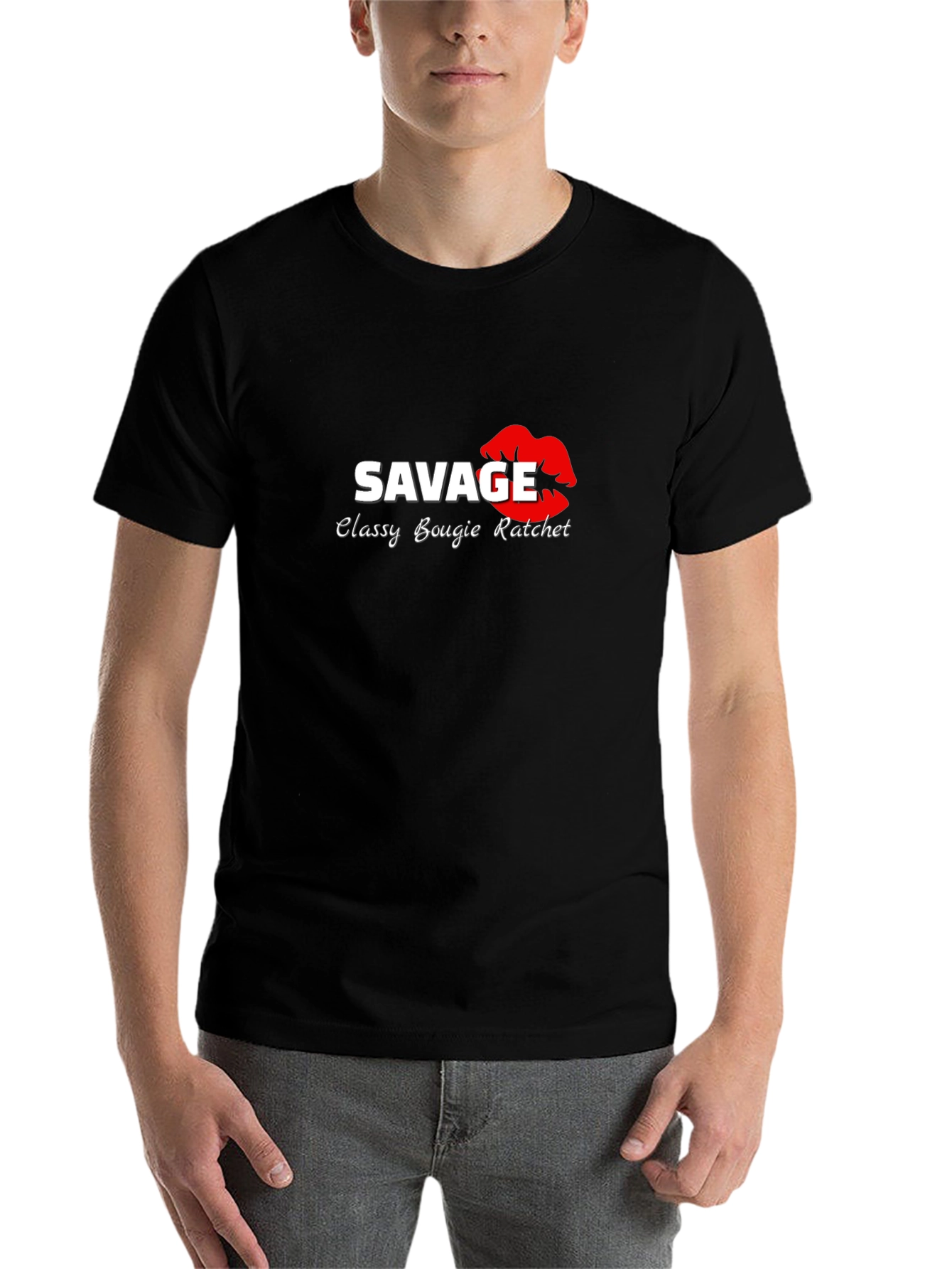 Black Savage Classy Bougie Ratchet Graphic Tee view 7