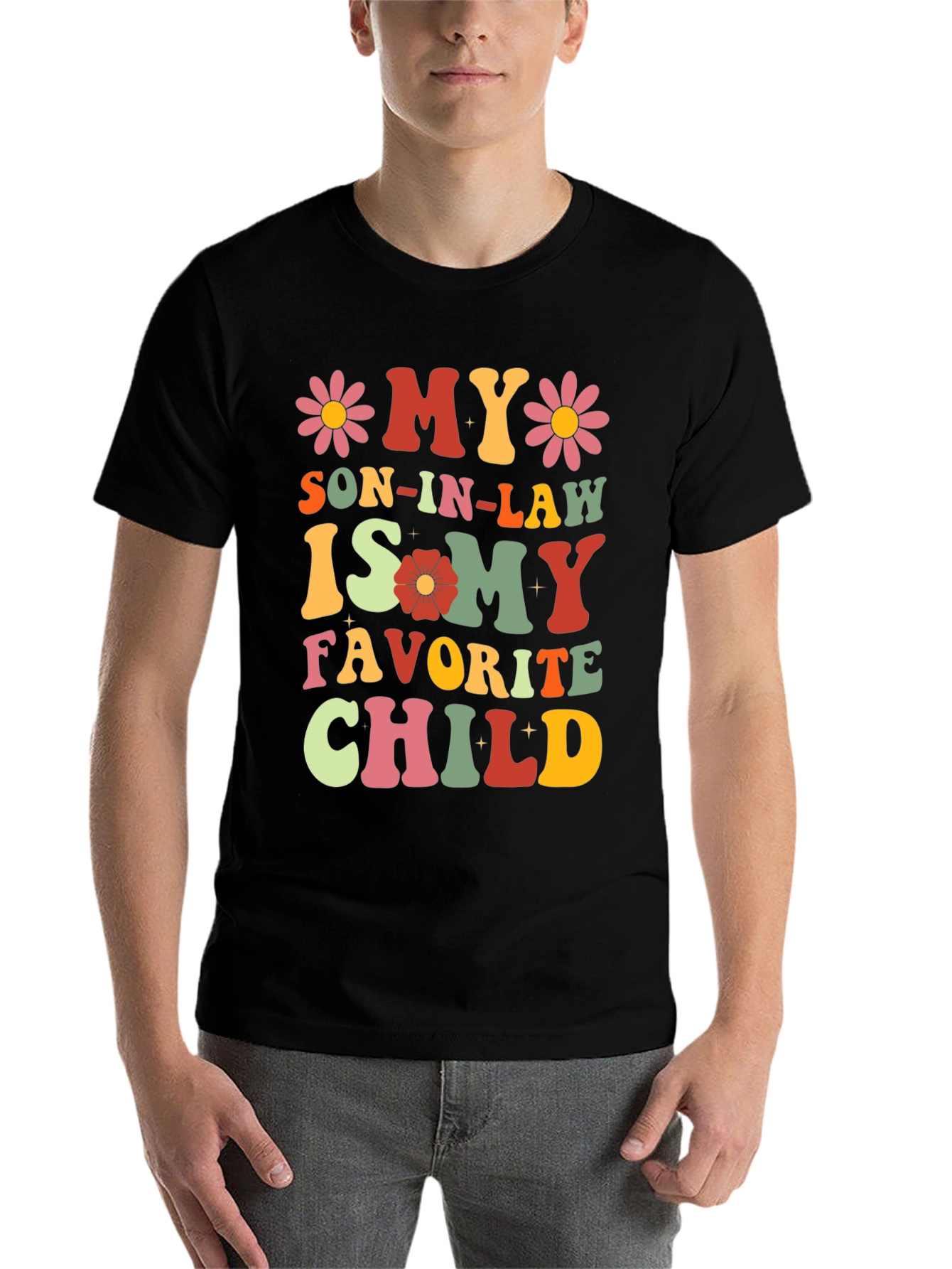 Black My Son-In-Law Favorite Child Graphic Tee view 7