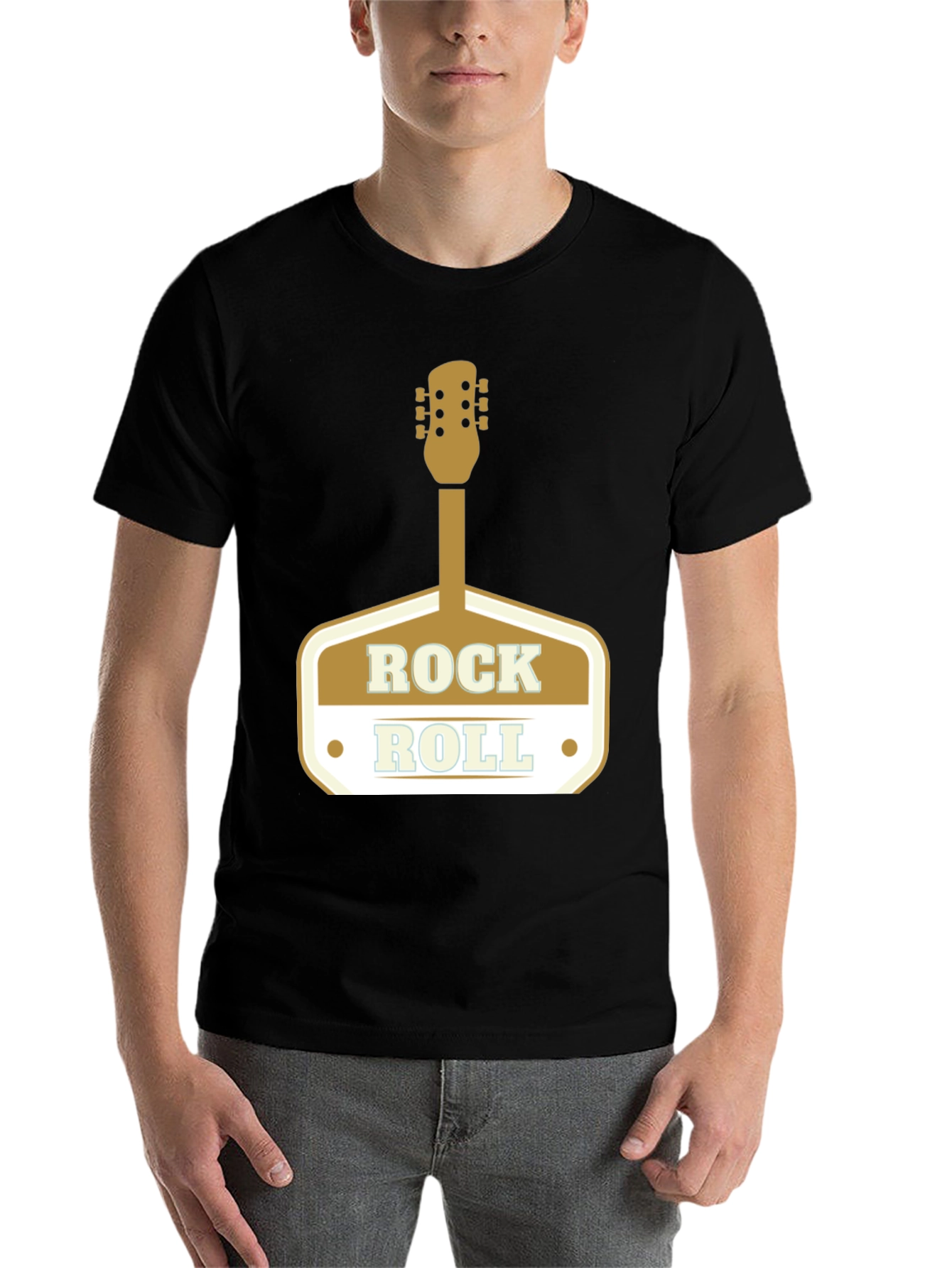 Rock and Roll Guitar T-Shirt - Classic Design - 7