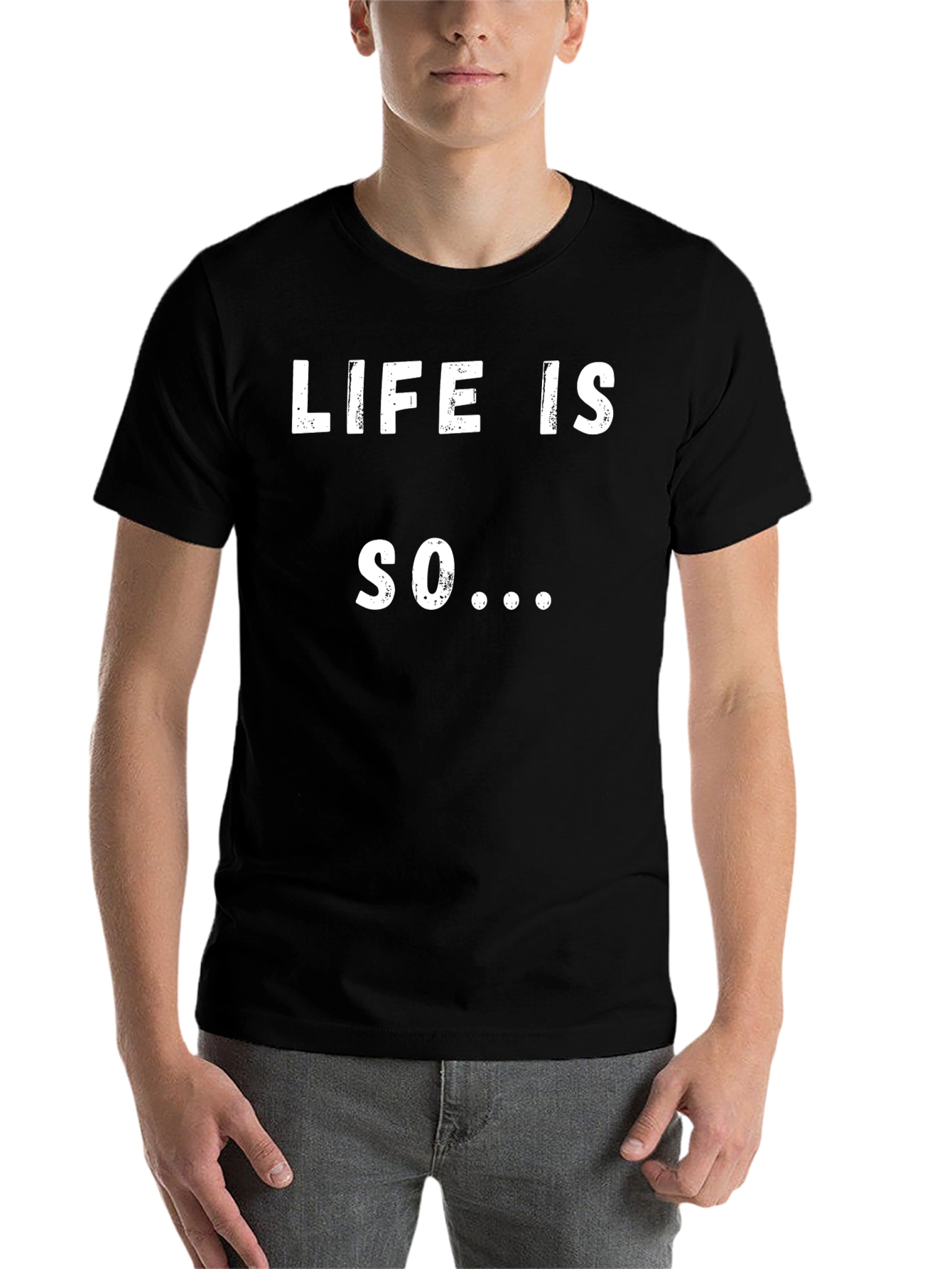 Black Life Is So... Novelty Graphic T-Shirt view 7