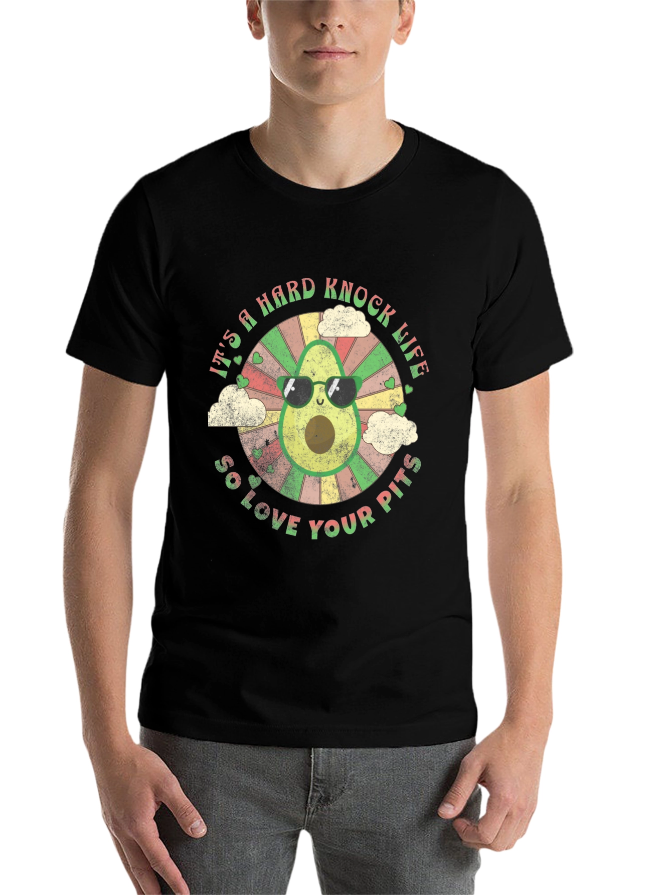 Black Avocado Hard Knock Life Graphic Tee view 7