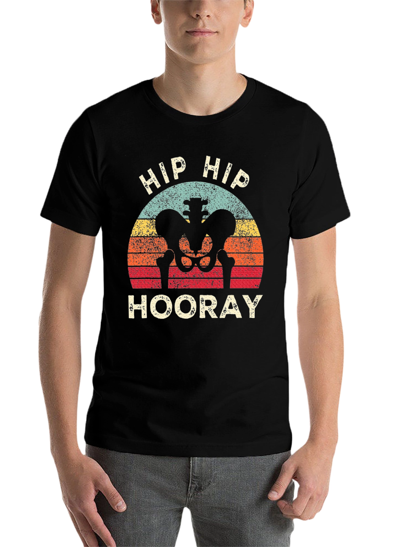 Black Hip Hip Hooray T-Shirt view 7
