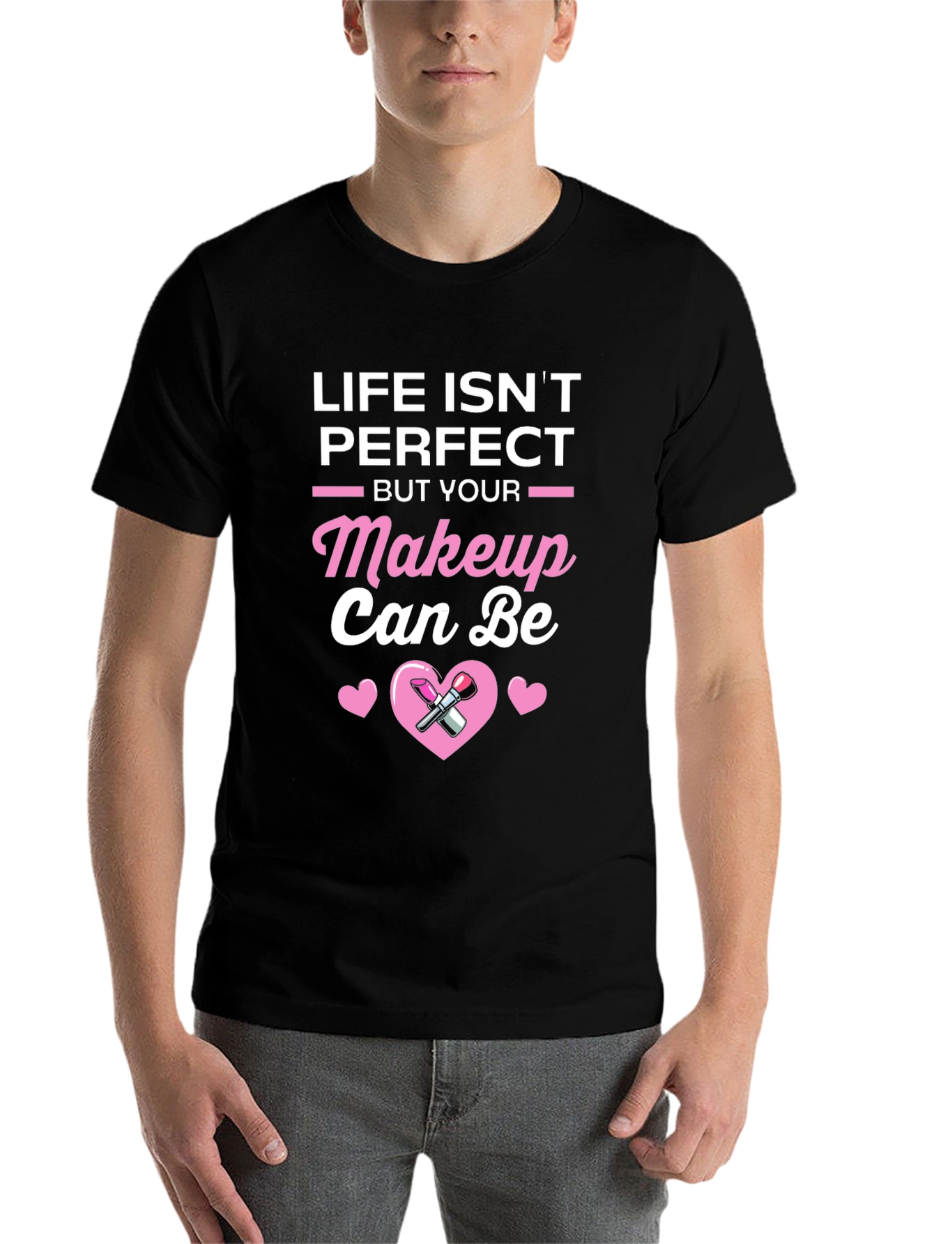Black Life Isn't Perfect But Your Makeup Can Be T-Shirt view 7