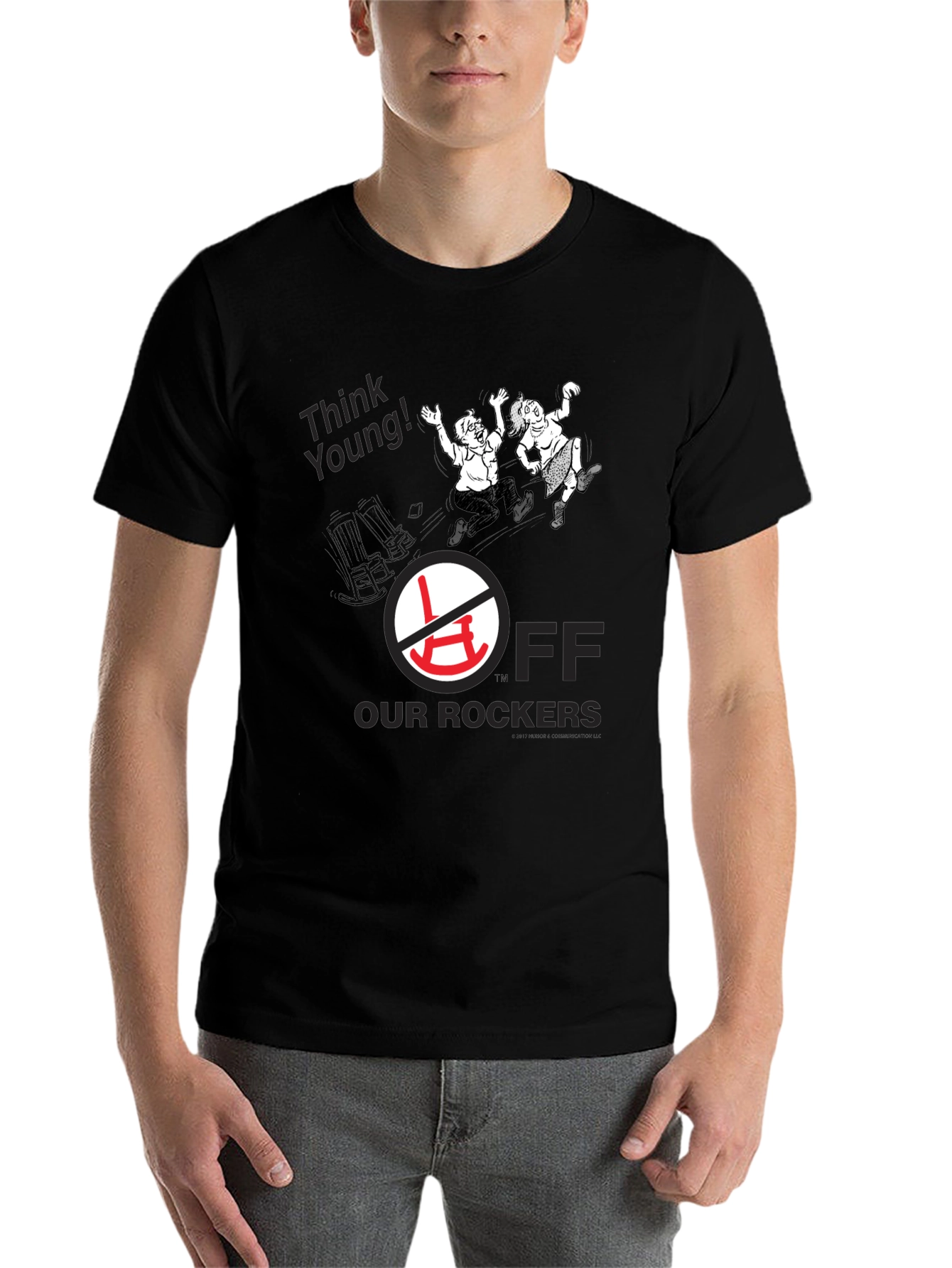 Black Rebel Spirit Tee: "Off Our Rockers" Black T-Shirt view 7