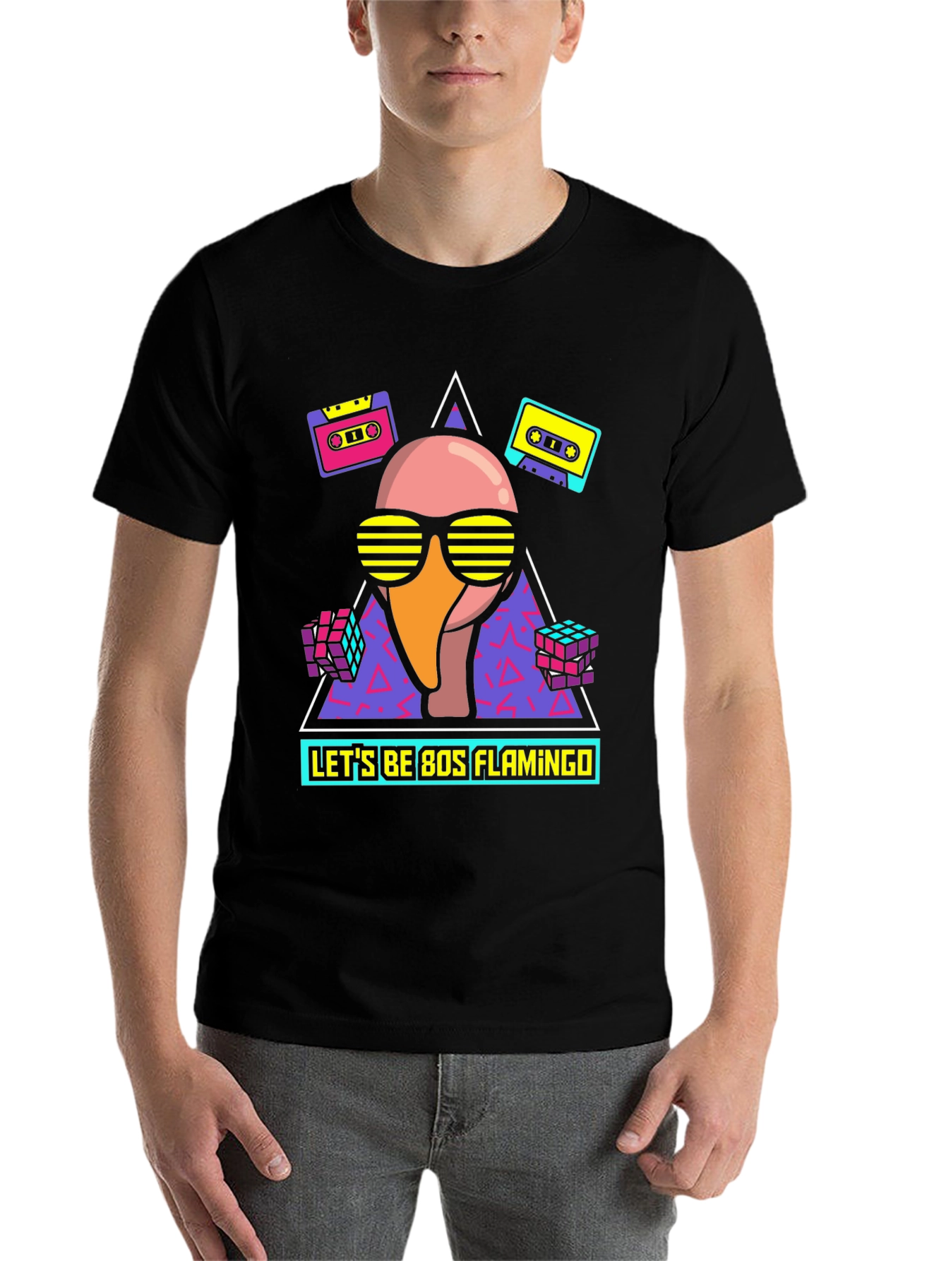 80s Flamingo T-Shirt - Retro Party Fun! - 7