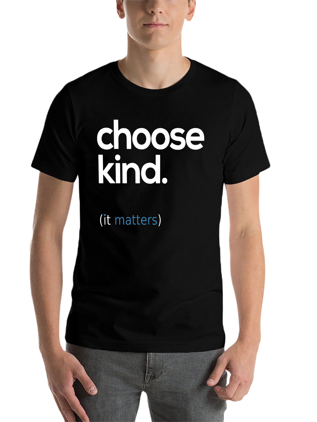 Black Choose Kind T-Shirt - (it matters) Statement Tee view 7