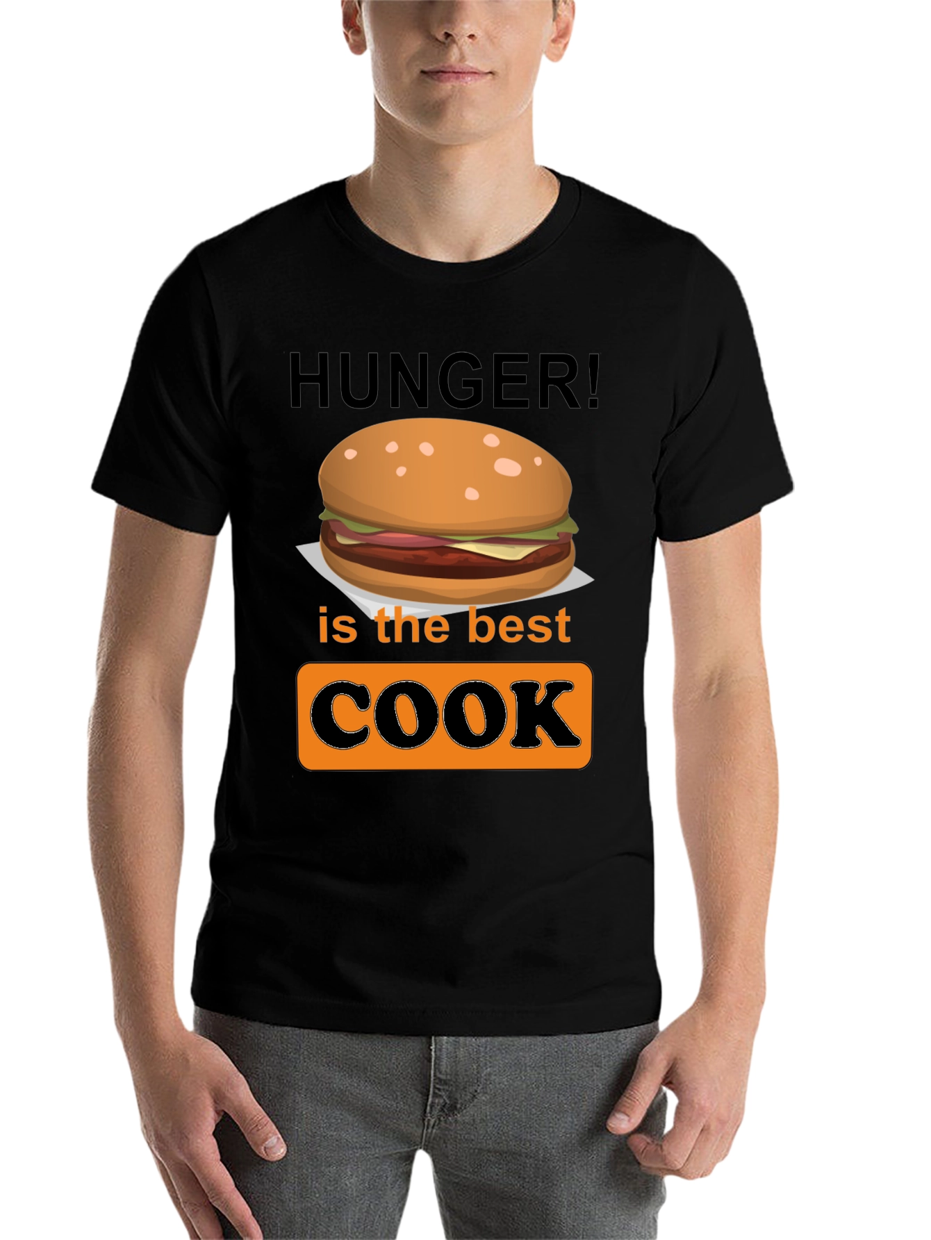 Black Hunger is the Best Cook Graphic T-Shirt view 7