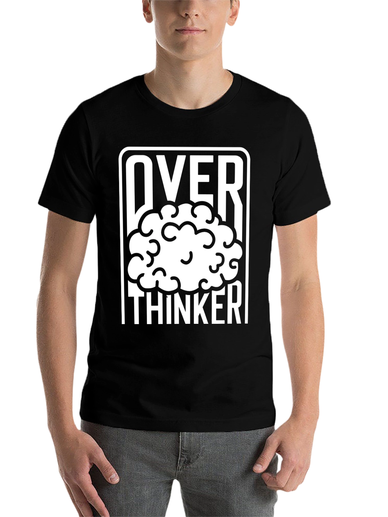 Overthinker Brain T-Shirt - Thinking Tee - 7