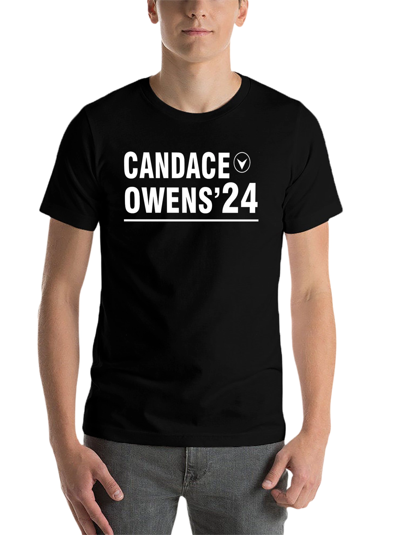 Black Candace Owens '24 Graphic T-Shirt view 7