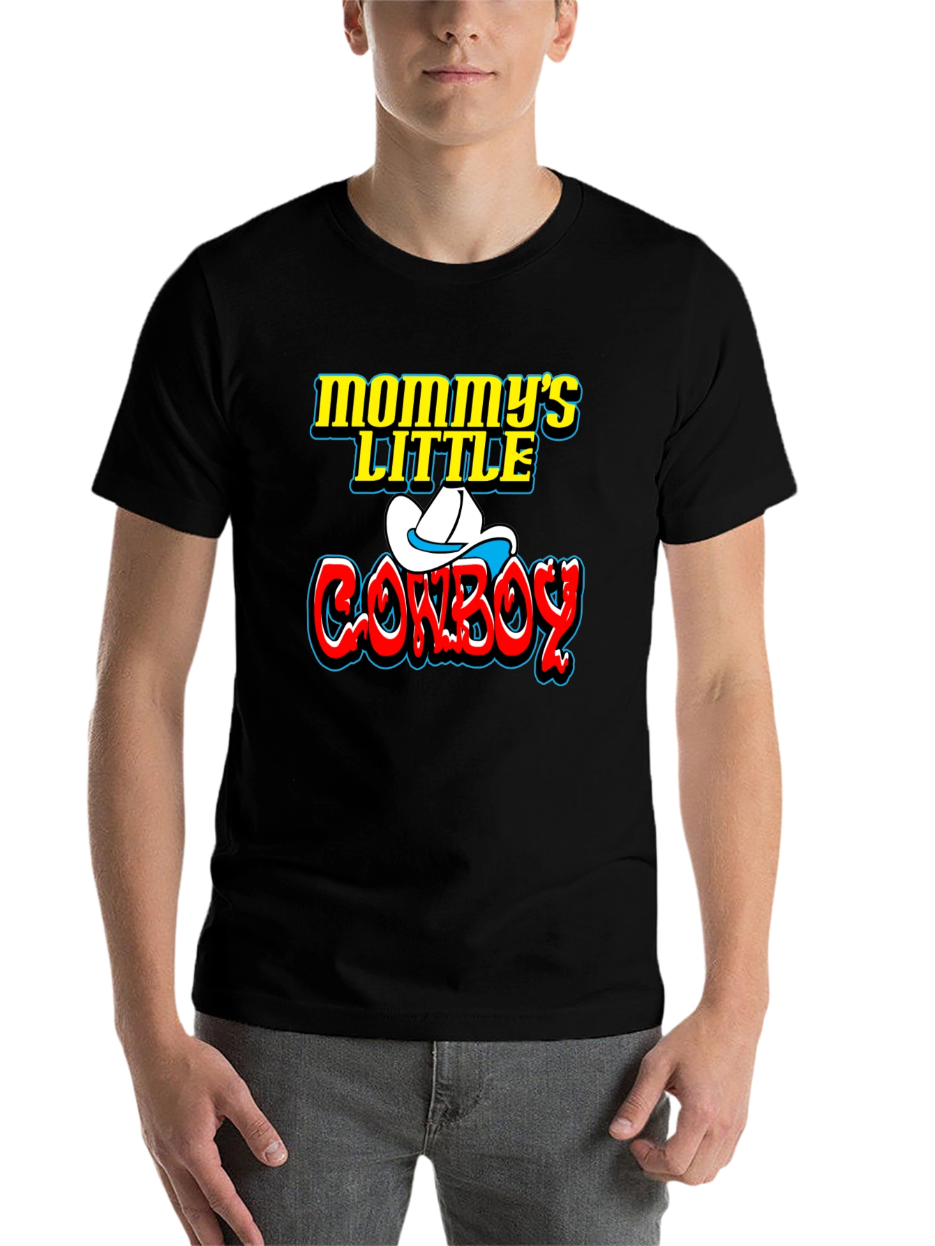 Mommy's Little Cowboy Graphic T-Shirt - 7