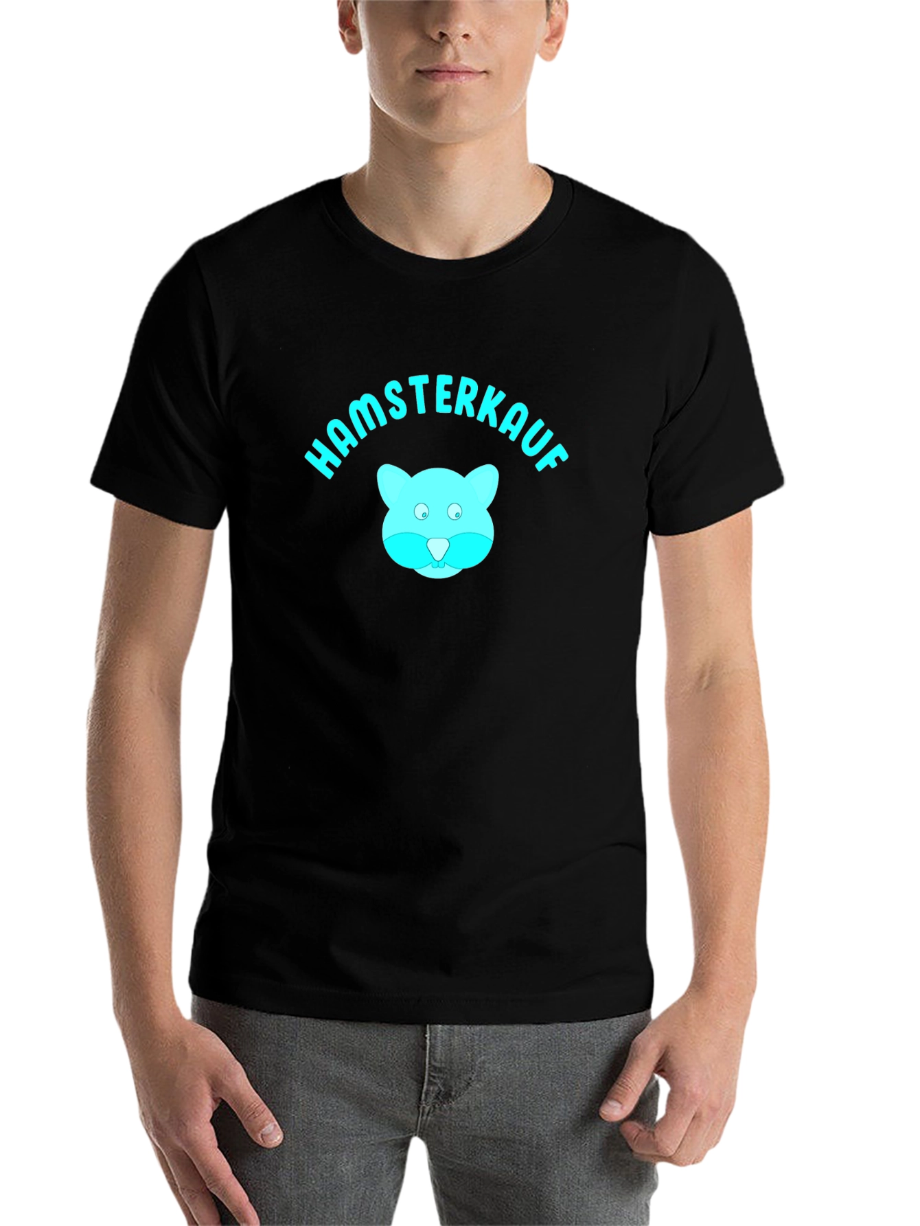 Black Hamsterkauf Graphic Tee - Soft Cotton view 7