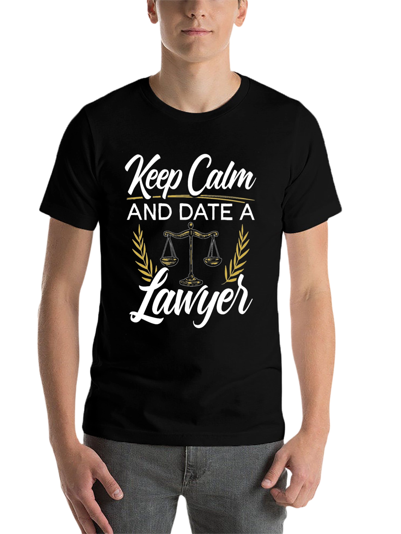 Keep Calm and Date a Lawyer T-Shirt - 7