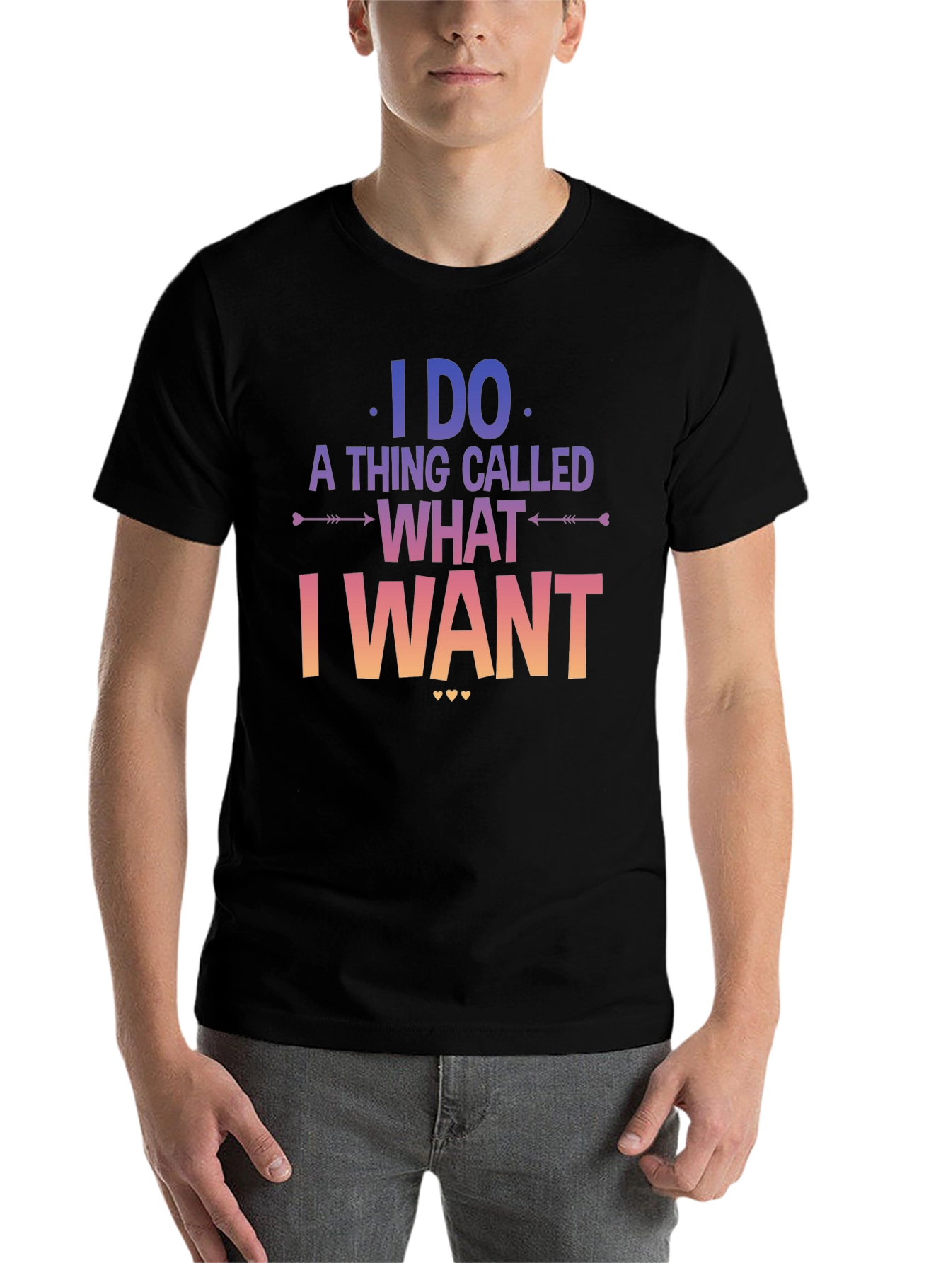 Black I Do What I Want Graphic T-Shirt view 7