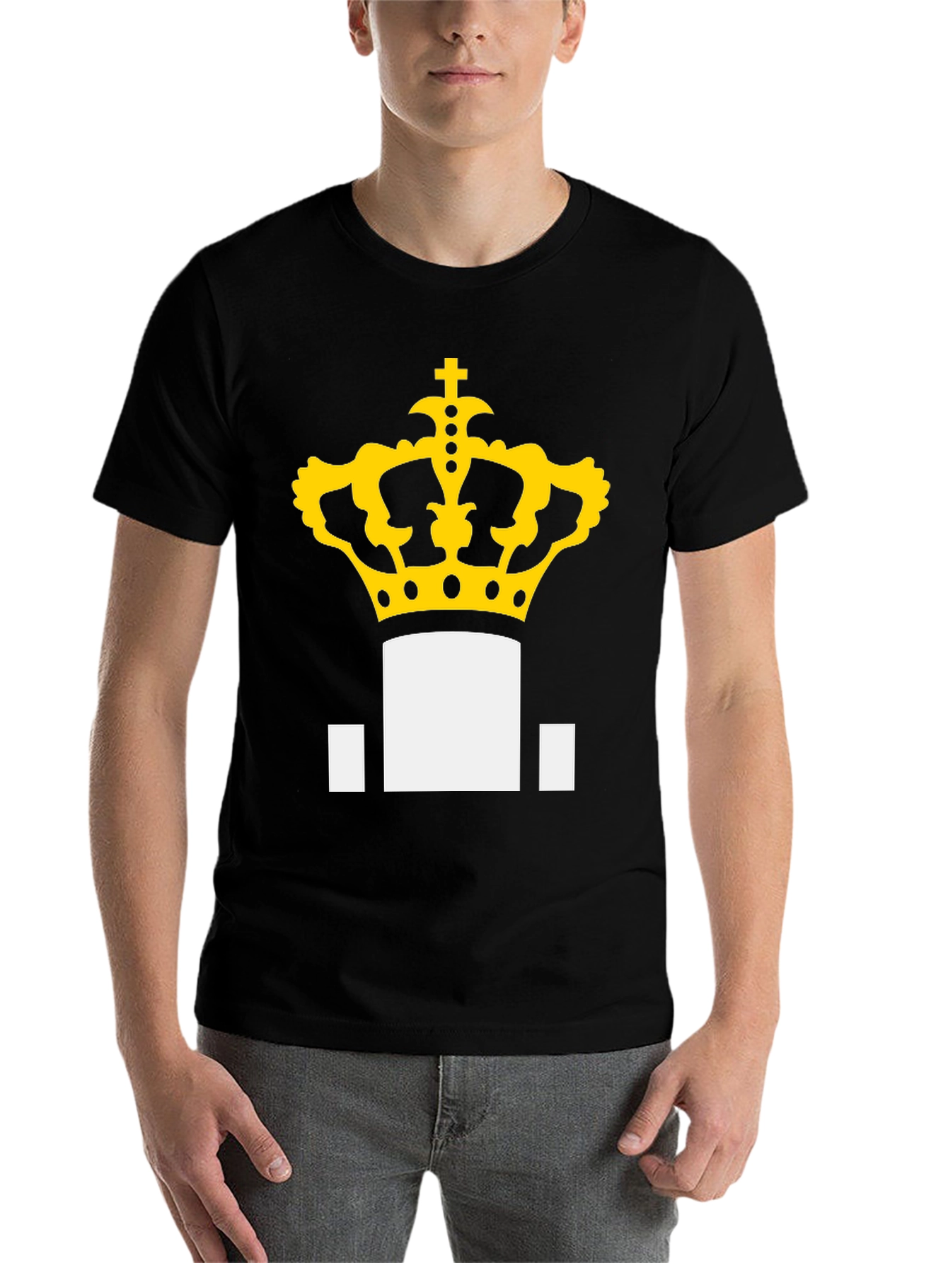 Black Crown Graphic Tee - Royal Style view 7
