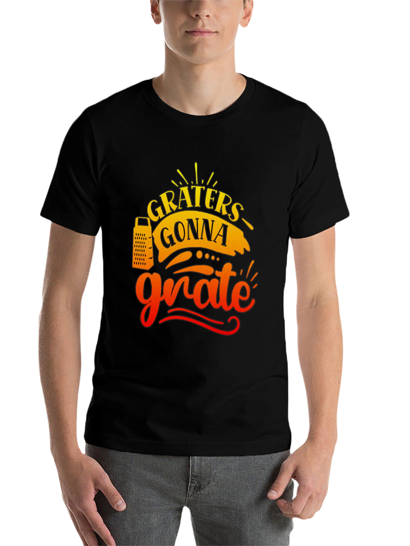 Black Graters Gonna Grate T-Shirt - Black view 7