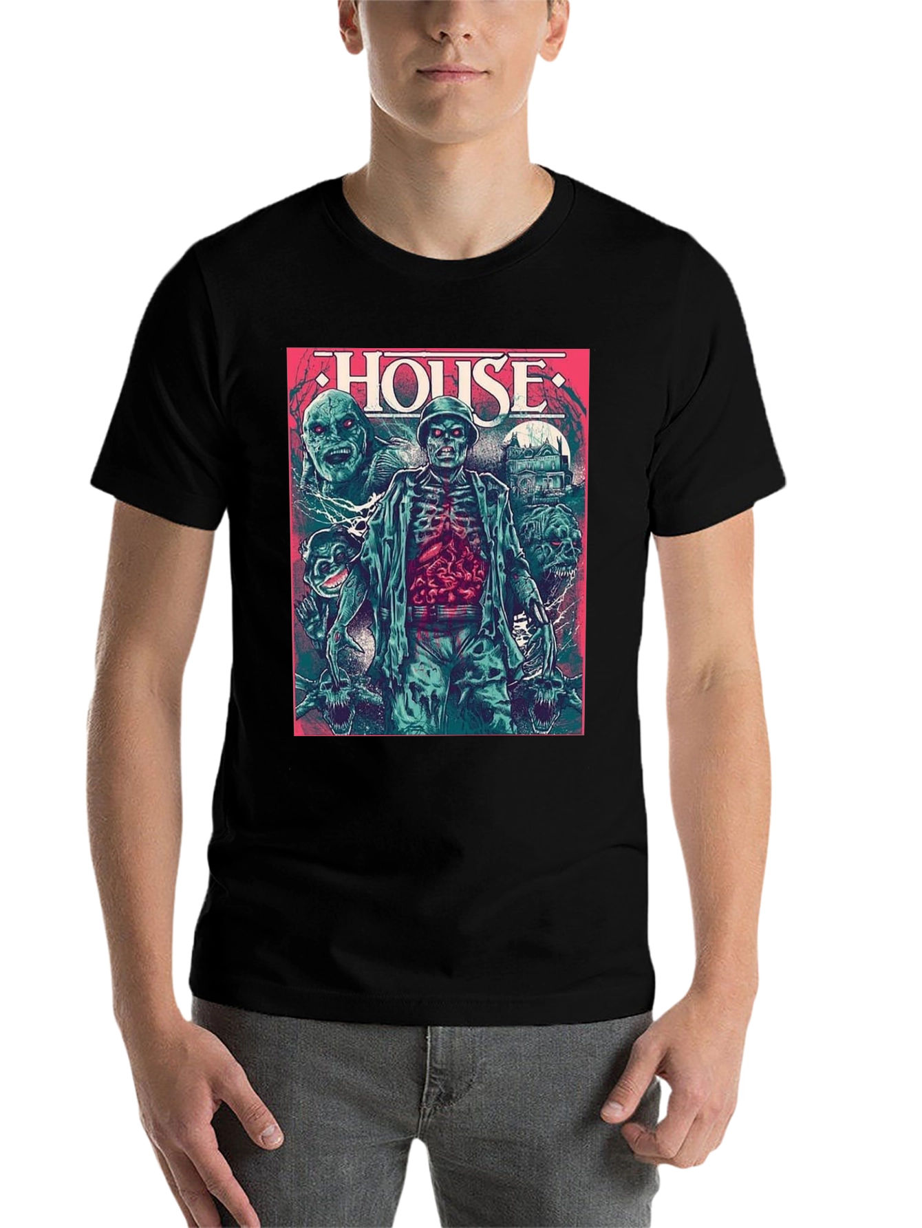 Black House Horror Movie T-Shirt - Classic Cult Film Tee view 7