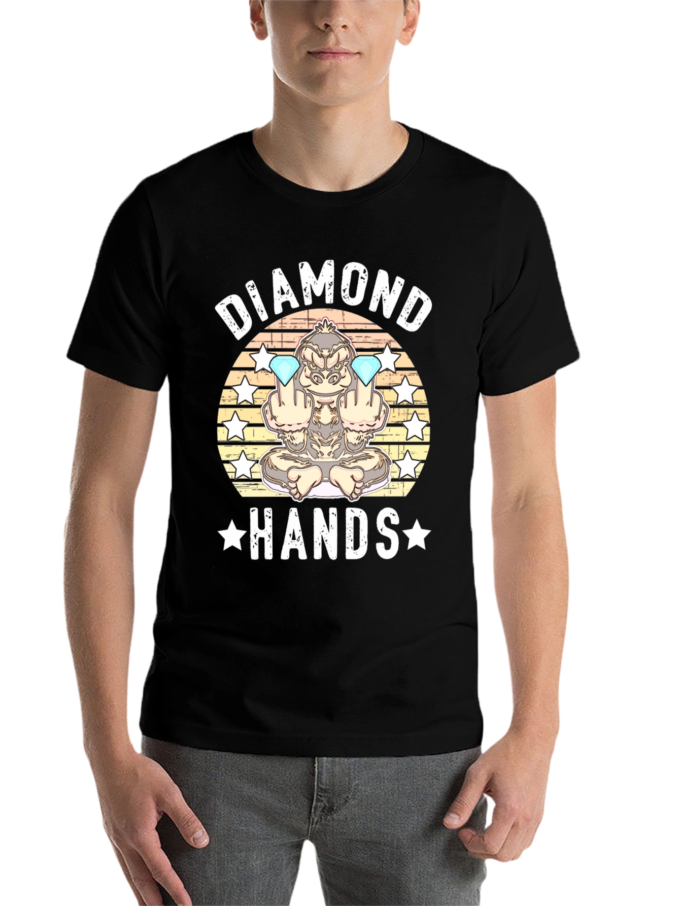 Black Diamond Hands Gorilla T-Shirt view 7