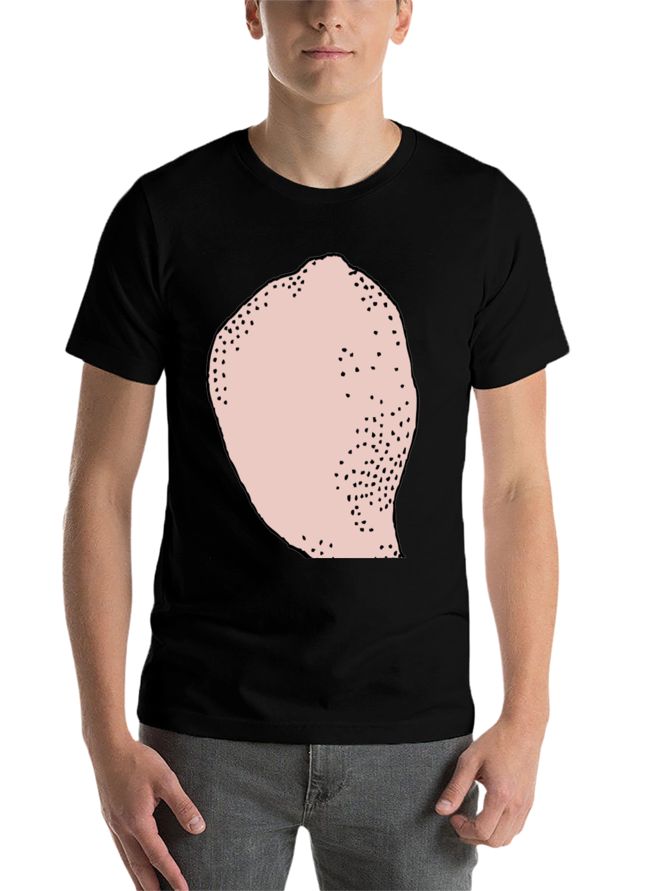 Black Funny Graphic Novelty T-Shirt view 7