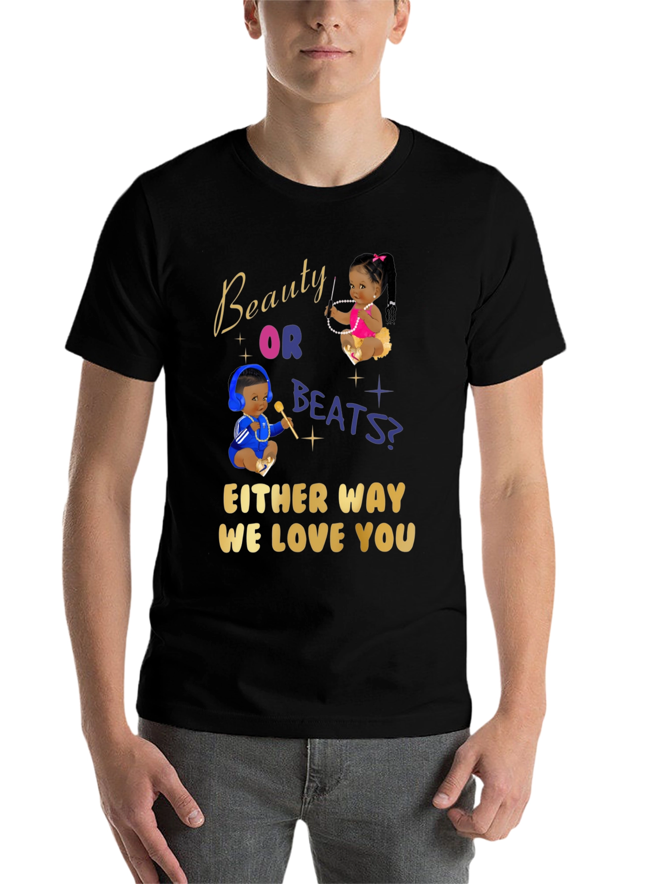 Black Beauty or Beats Graphic T-Shirt view 7
