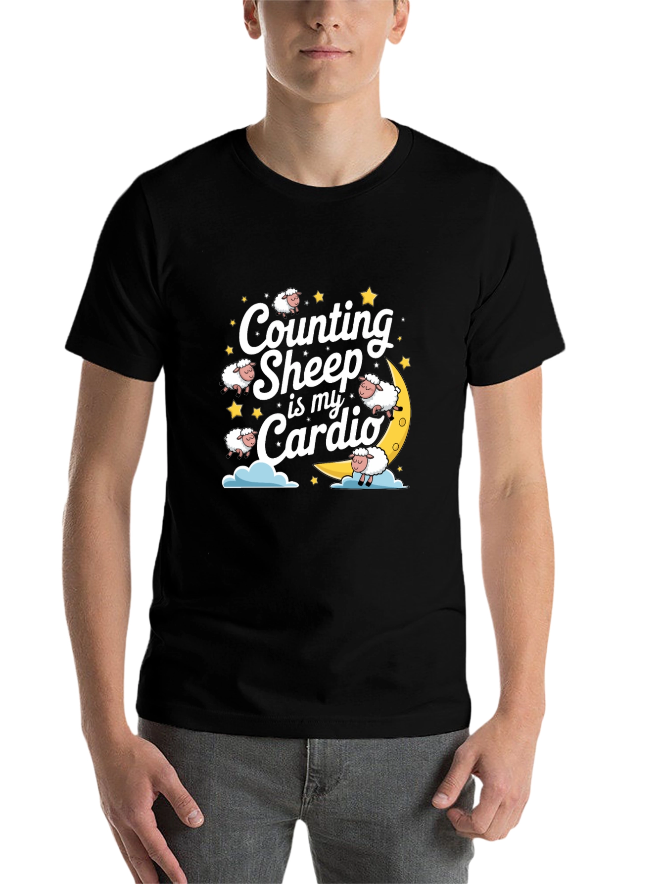 Black Counting Sheep Cardio Tee view 7