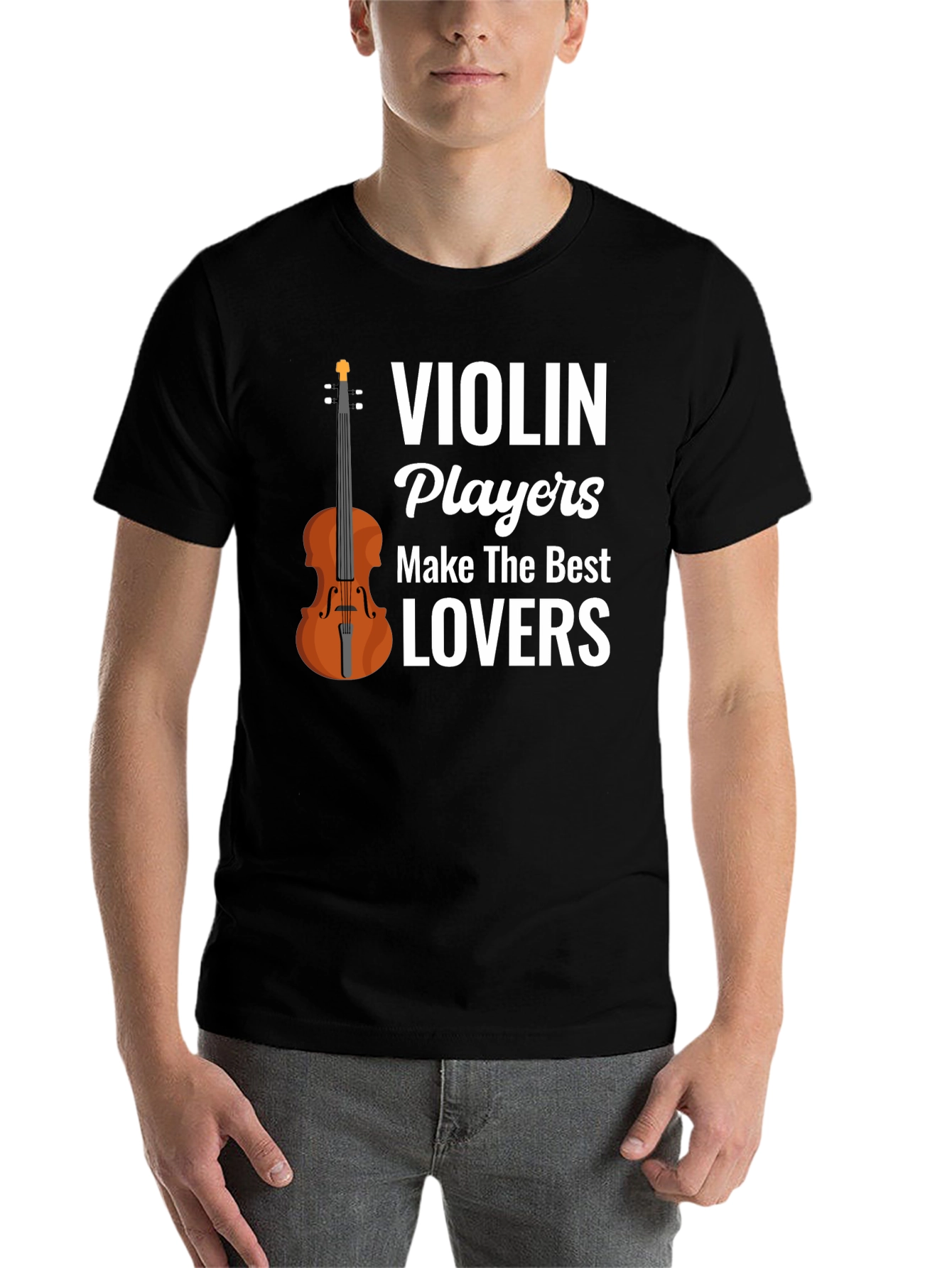 Black Violin Players Make The Best Lovers T-Shirt view 7