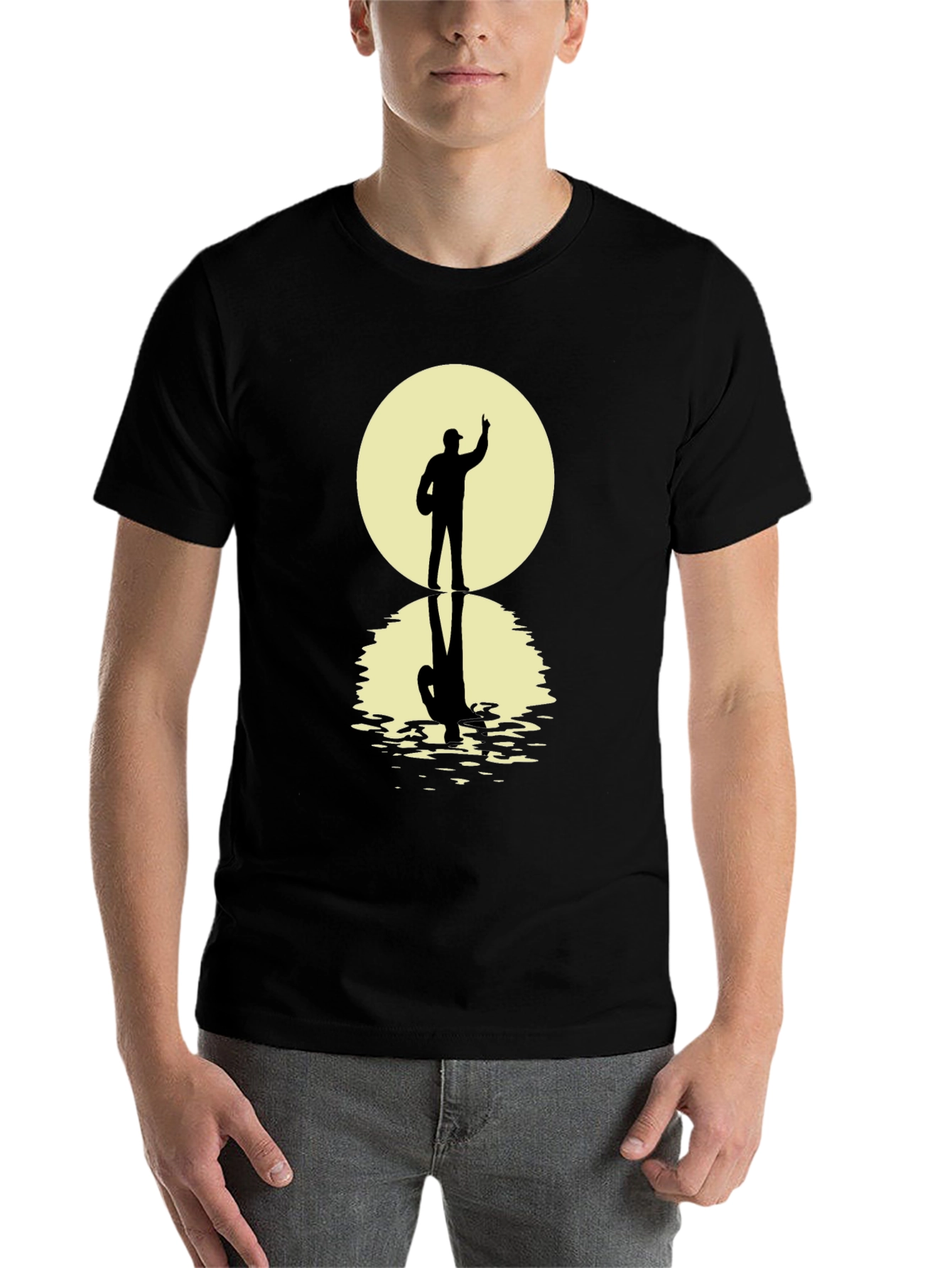 Moonlight Coach T-Shirt - Black Graphic Tee - 7