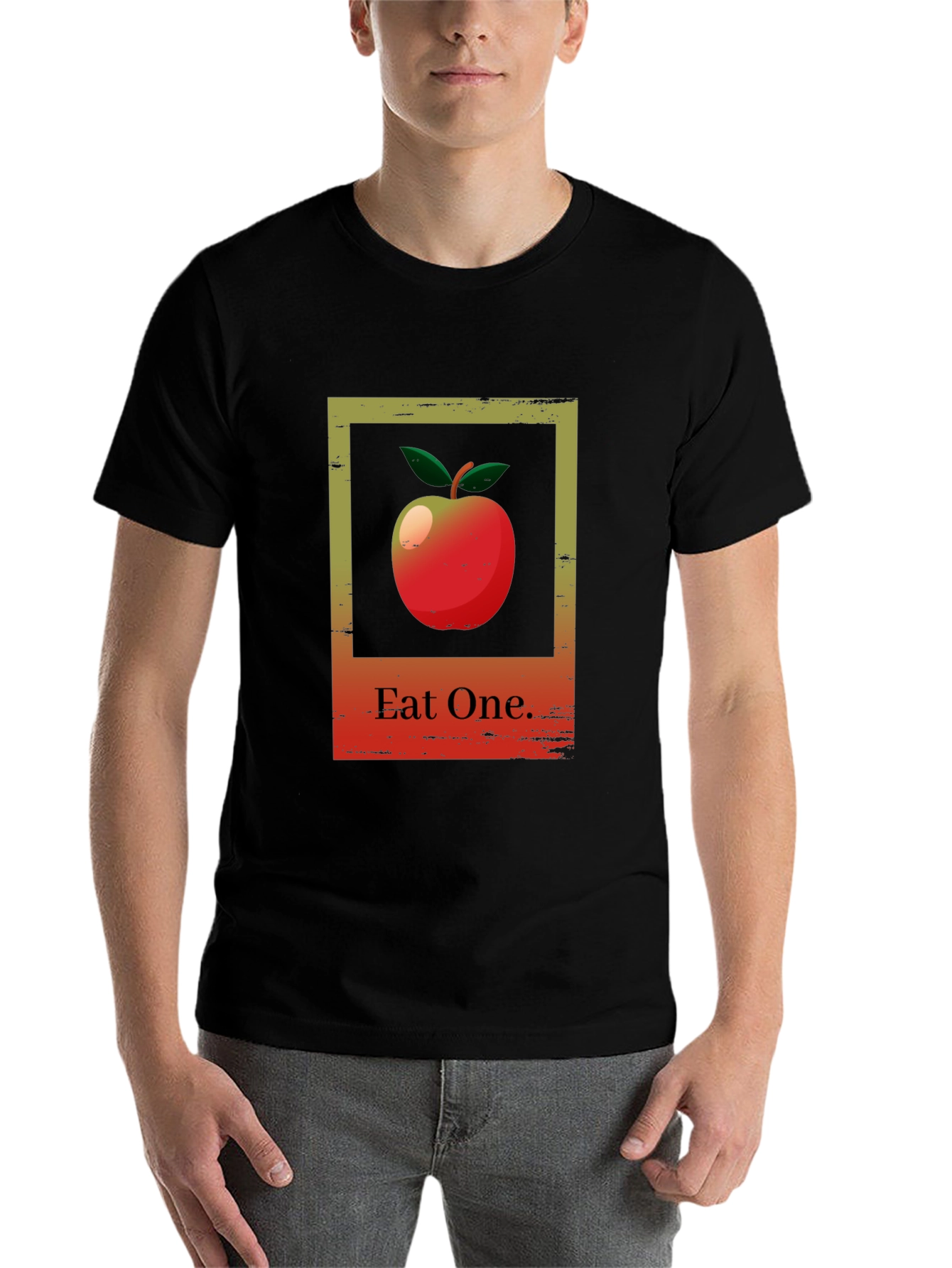 Eat One Apple Graphic T-Shirt - 7