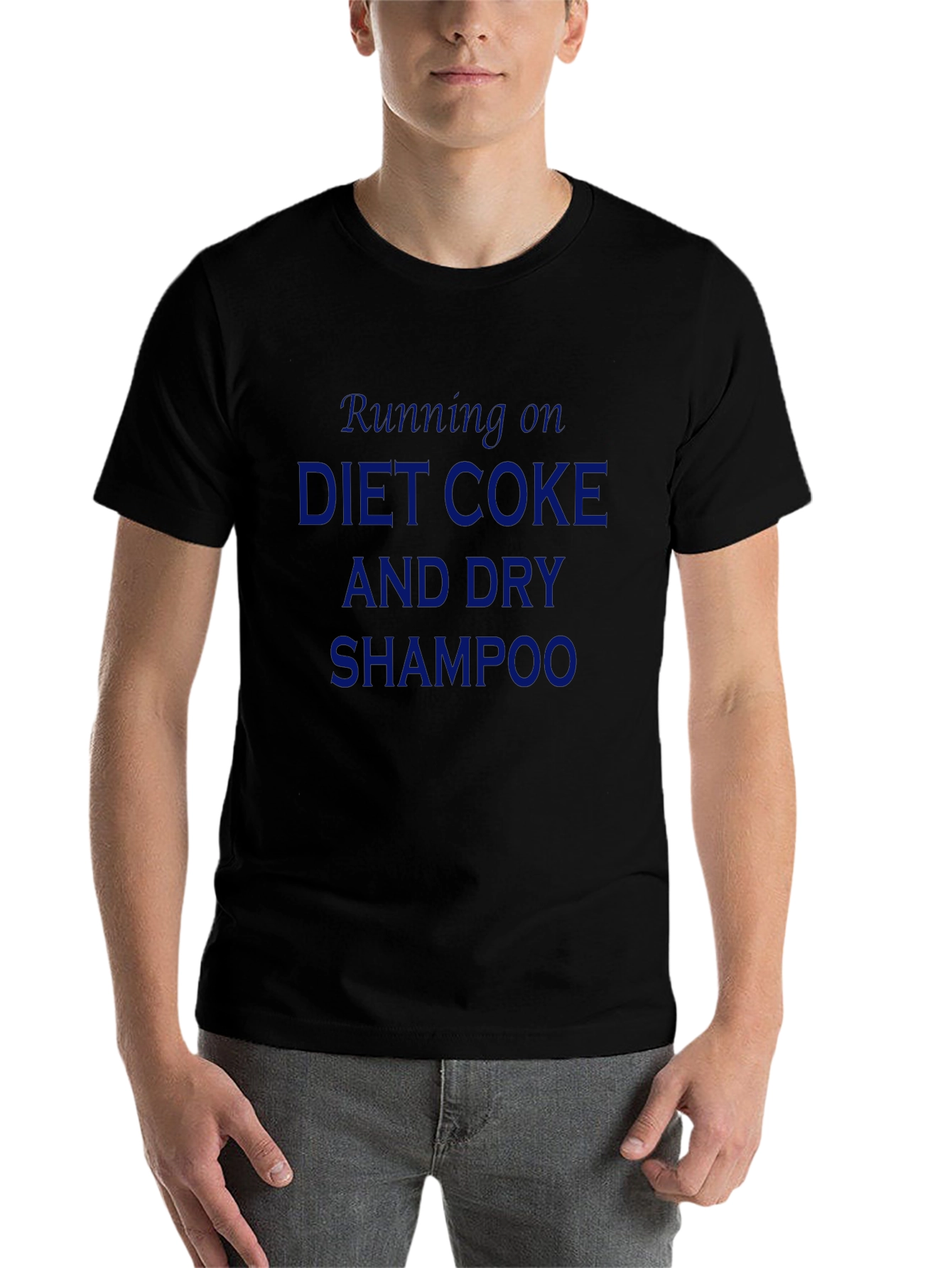 Black Diet Coke & Dry Shampoo Graphic Tee view 7