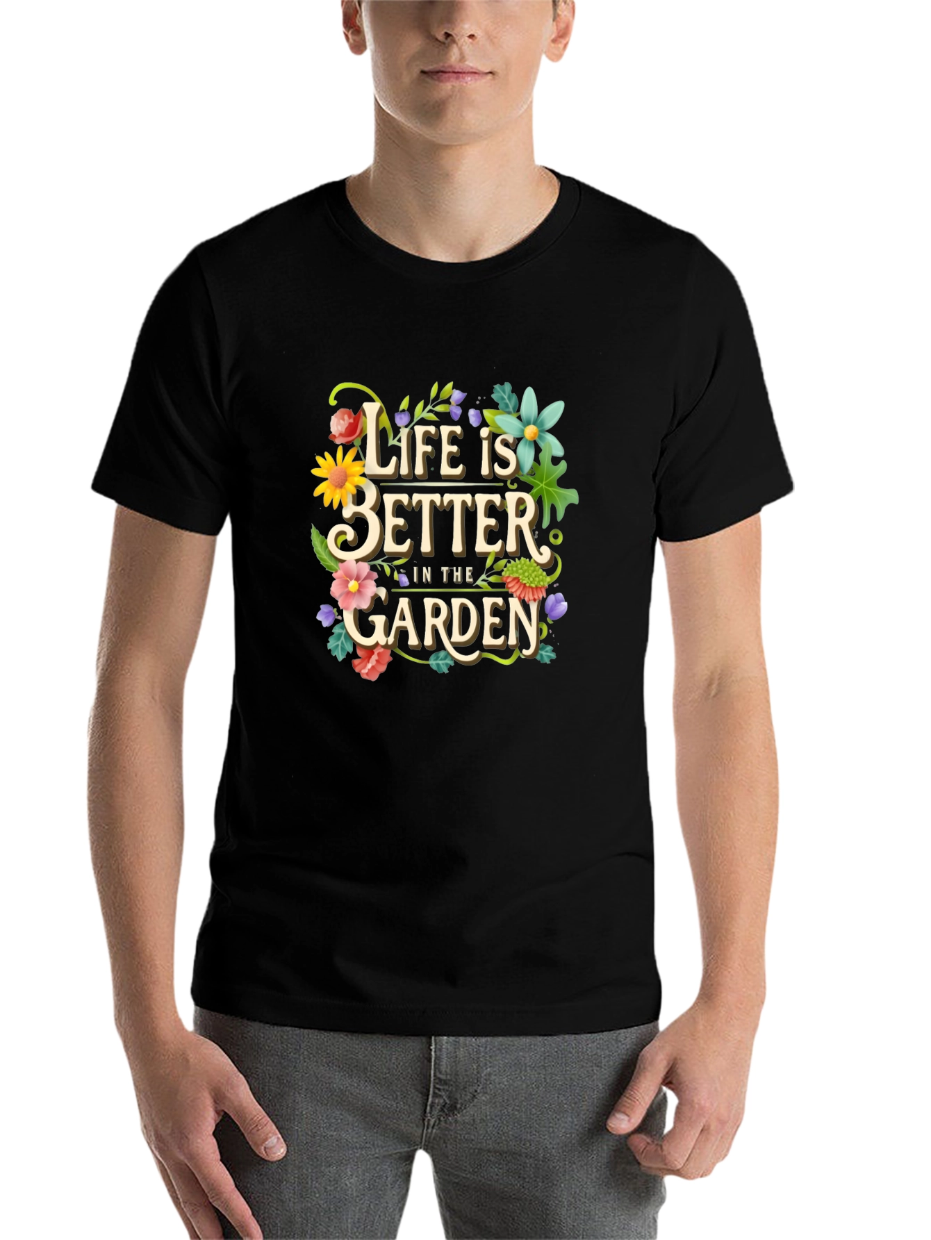 Black Life is Better in the Garden Graphic Tee view 7
