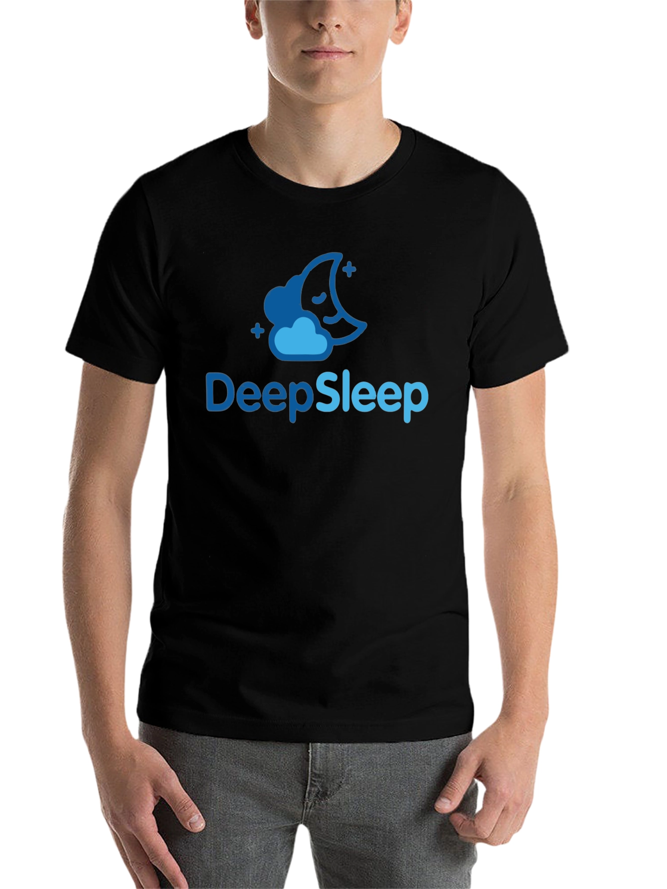 Black DeepSleep Comfort T-Shirt - Black view 7