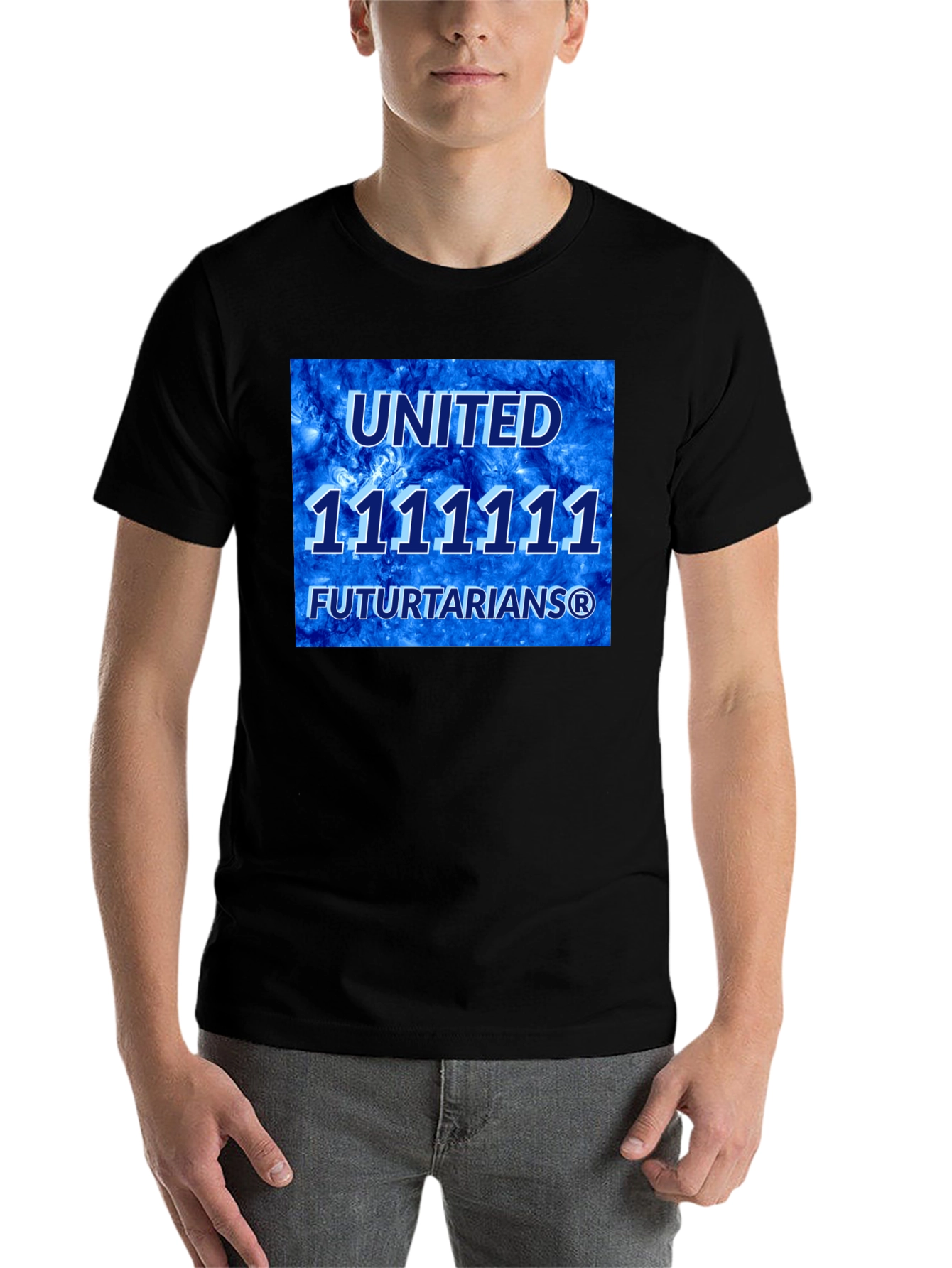 Black Futurtains® Graphic T-Shirt view 7
