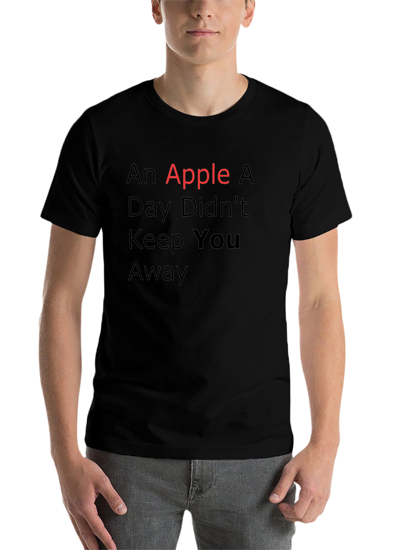 Black An Apple A Day Didn't Keep You Away T-Shirt view 7