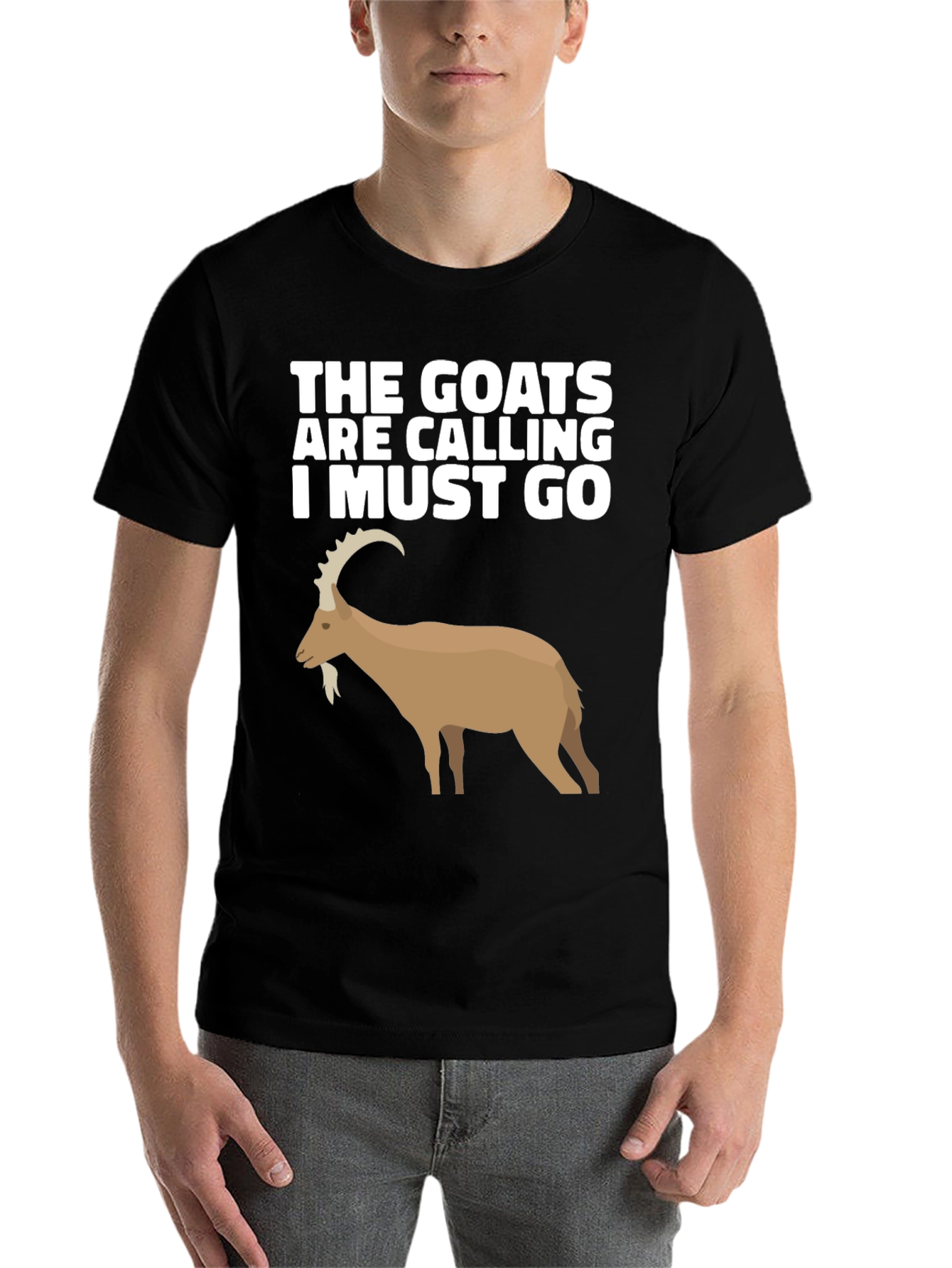 Black The Goats Are Calling T-Shirt view 7