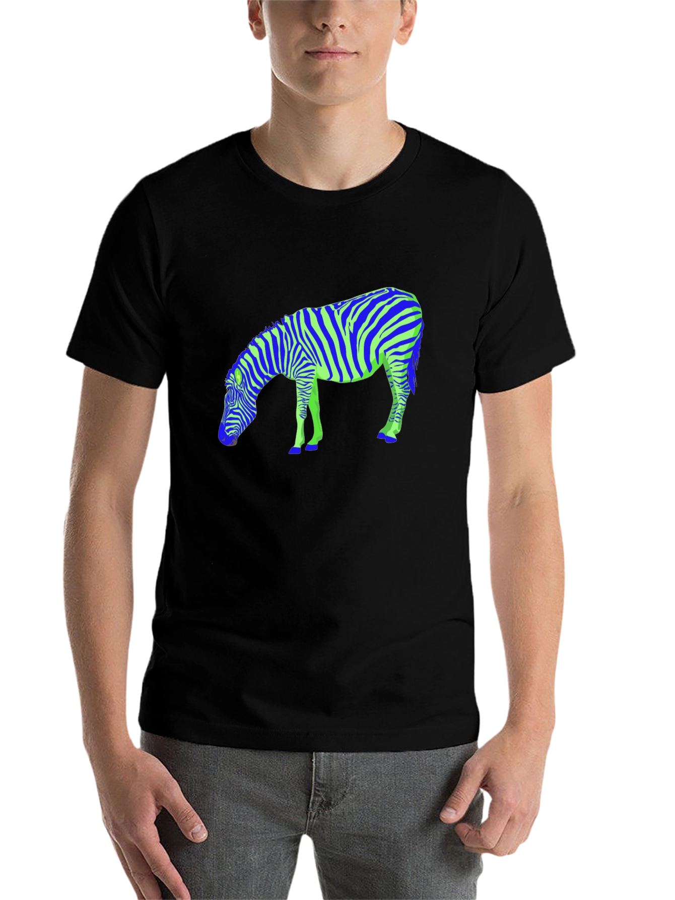 Black Zebra Graphic Tee - Bold Style view 7