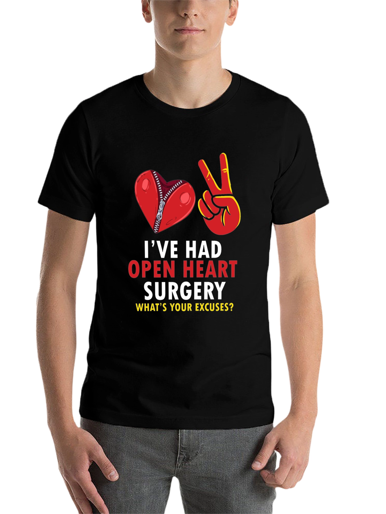 Open Heart Surgery T-Shirt: What's Your Excuse? - 7