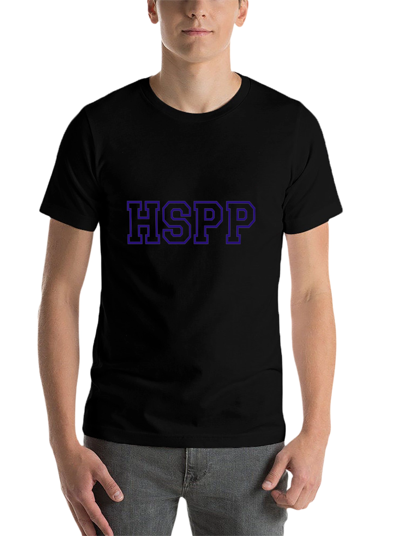 HSPP Bold Lettered Graphic T-Shirt - Black - 7