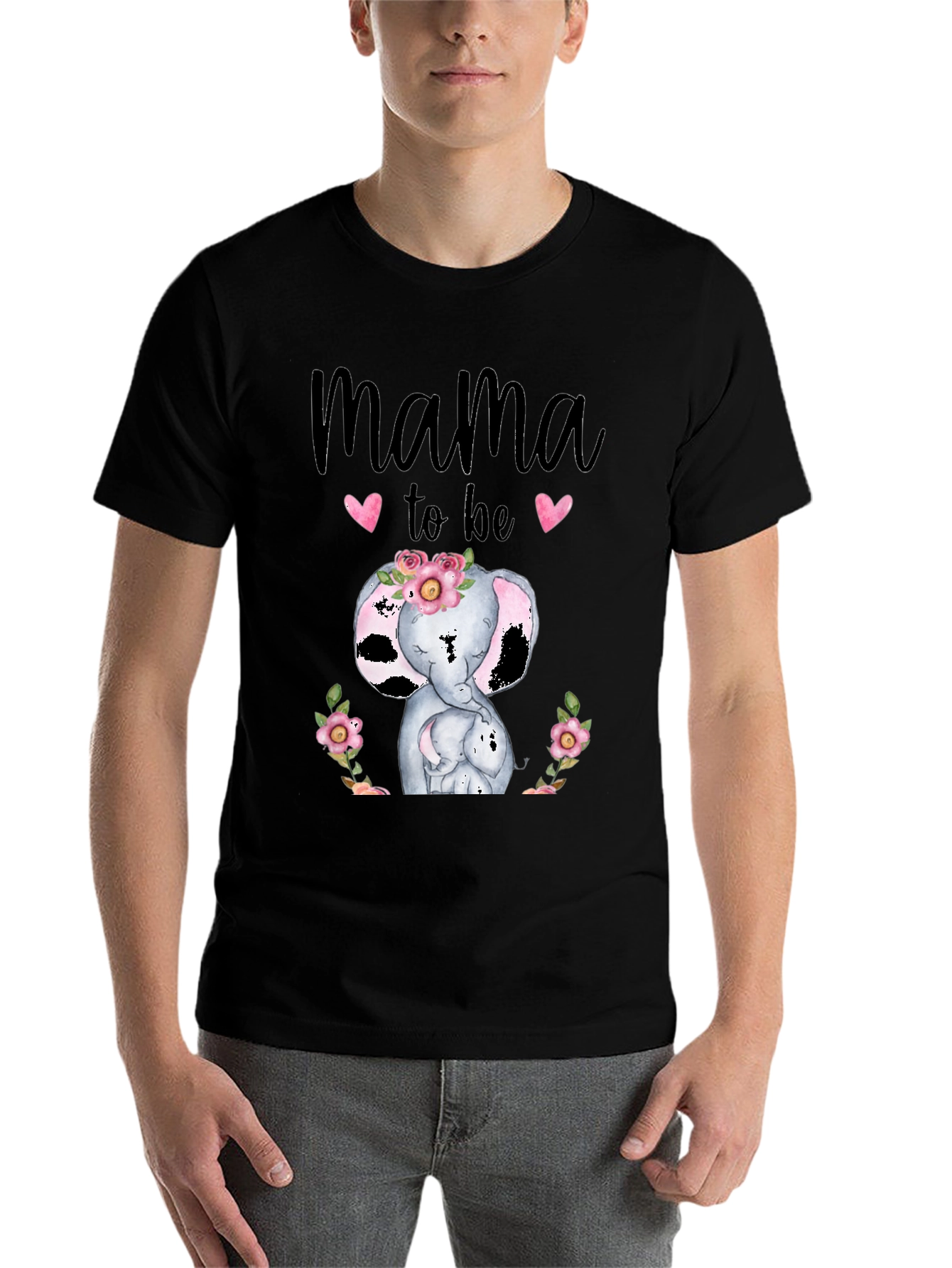 Mama To Be Elephant T-Shirt - 7
