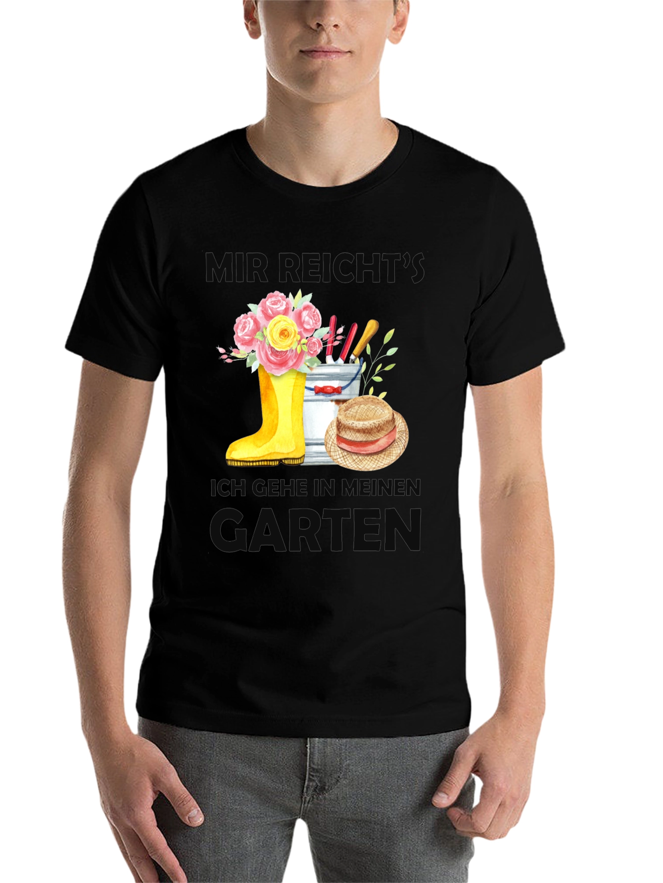 Black Gardener's Retreat Graphic Tee view 7