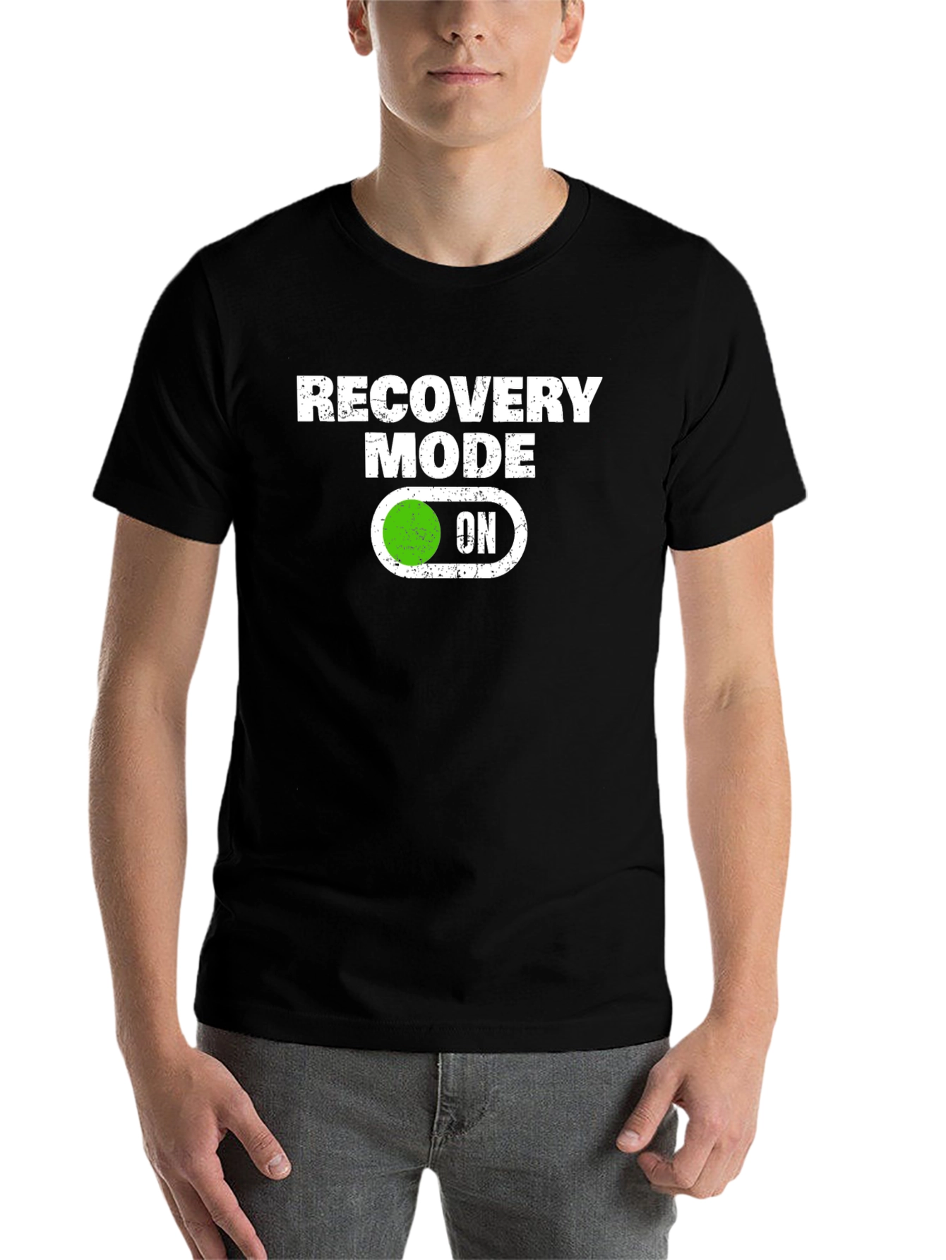 Black Recovery Mode ON T-Shirt - Funny & Stylish view 7